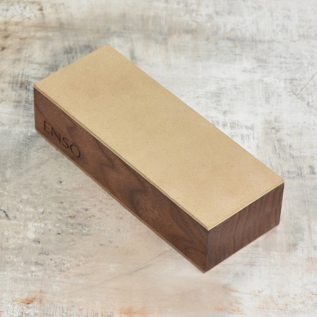 Enso Double-Sided Leather Stropping Block