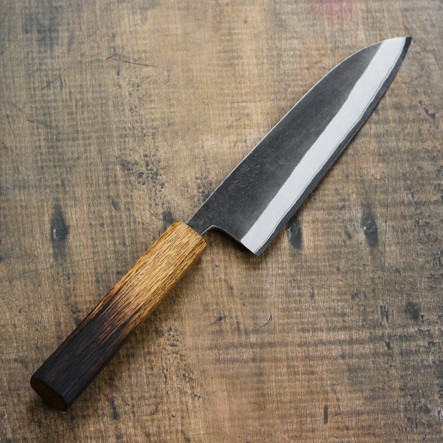 Sakoda Shirogami #2 Stainless Clad 7" Gyuto