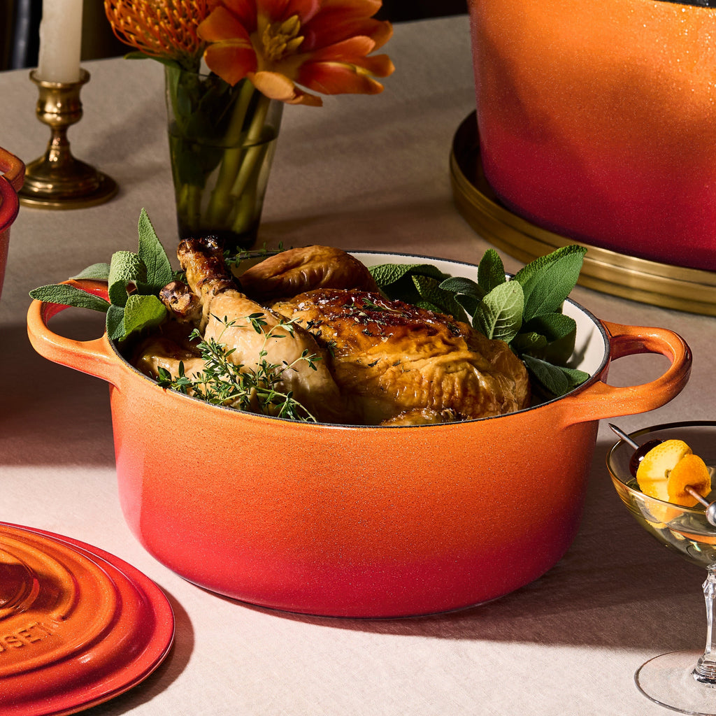 Le Creuset Signature Cast Iron 7.25-quart Flamme Doree Round Dutch Oven