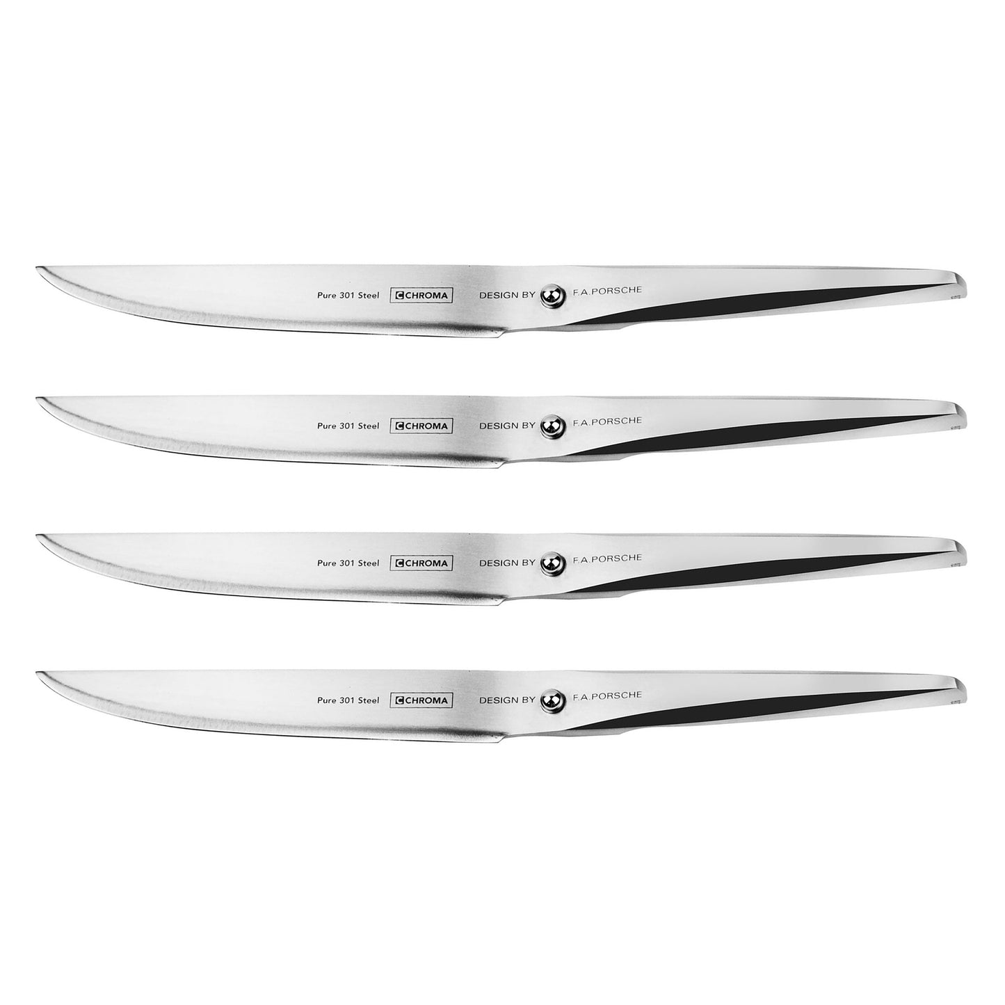 Chroma Type 301 4 Piece Steak Knife Set