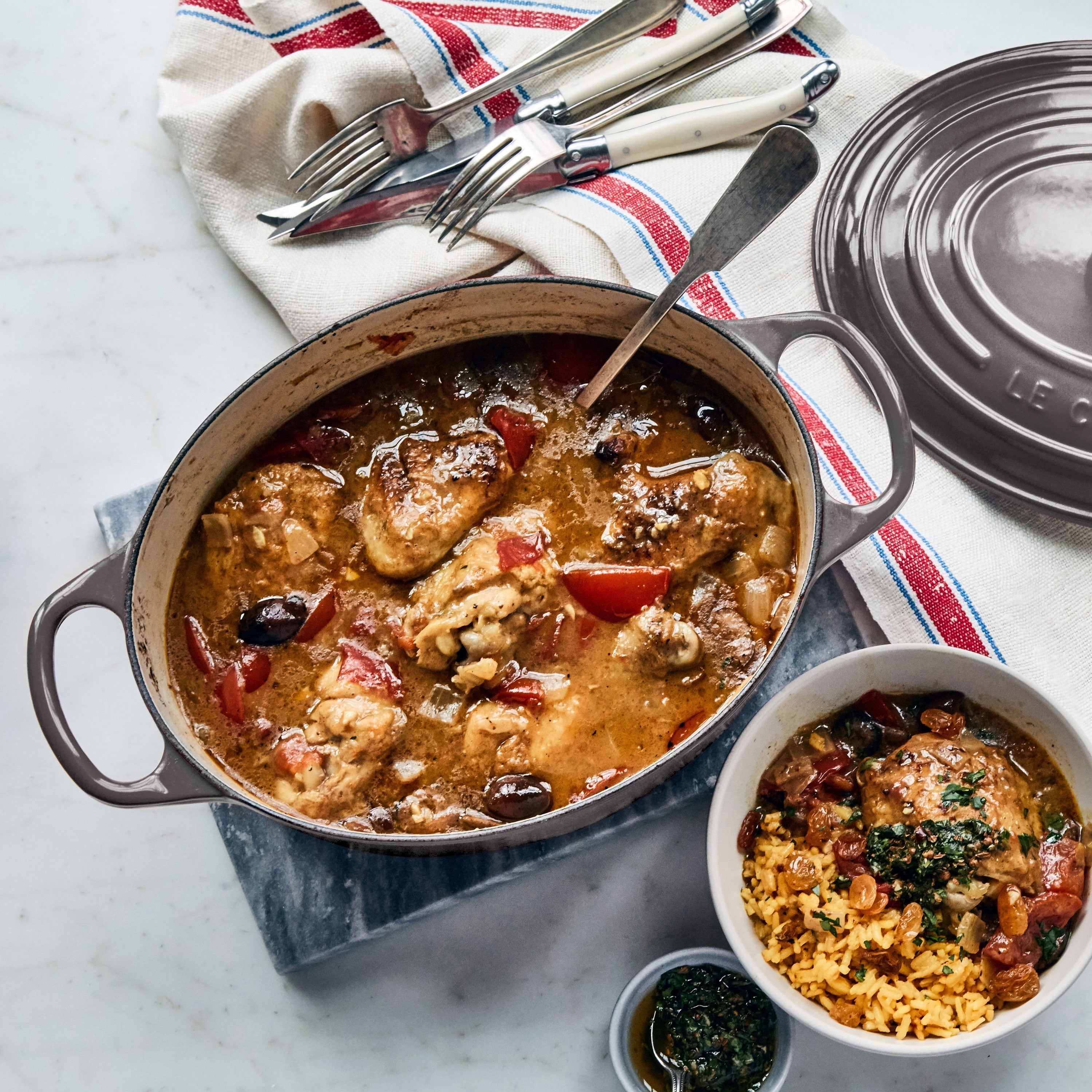 Le Creuset Signature Cast Iron Oyster 5 Piece Cookware Set