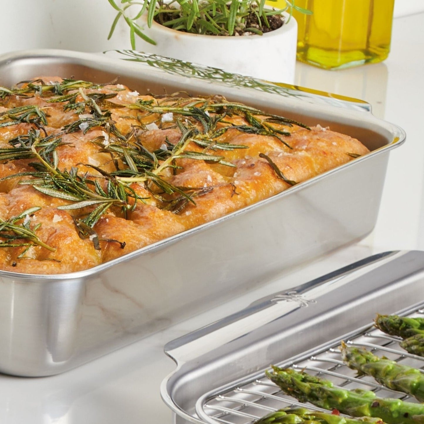 Hestan OvenBond Tri-Ply Rectangular Baking Pan, 7x10"