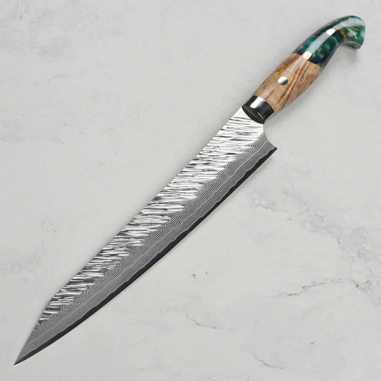 Kurosaki Fujin Forged SG2 Damascus 9.4" Sujihiki with Saya