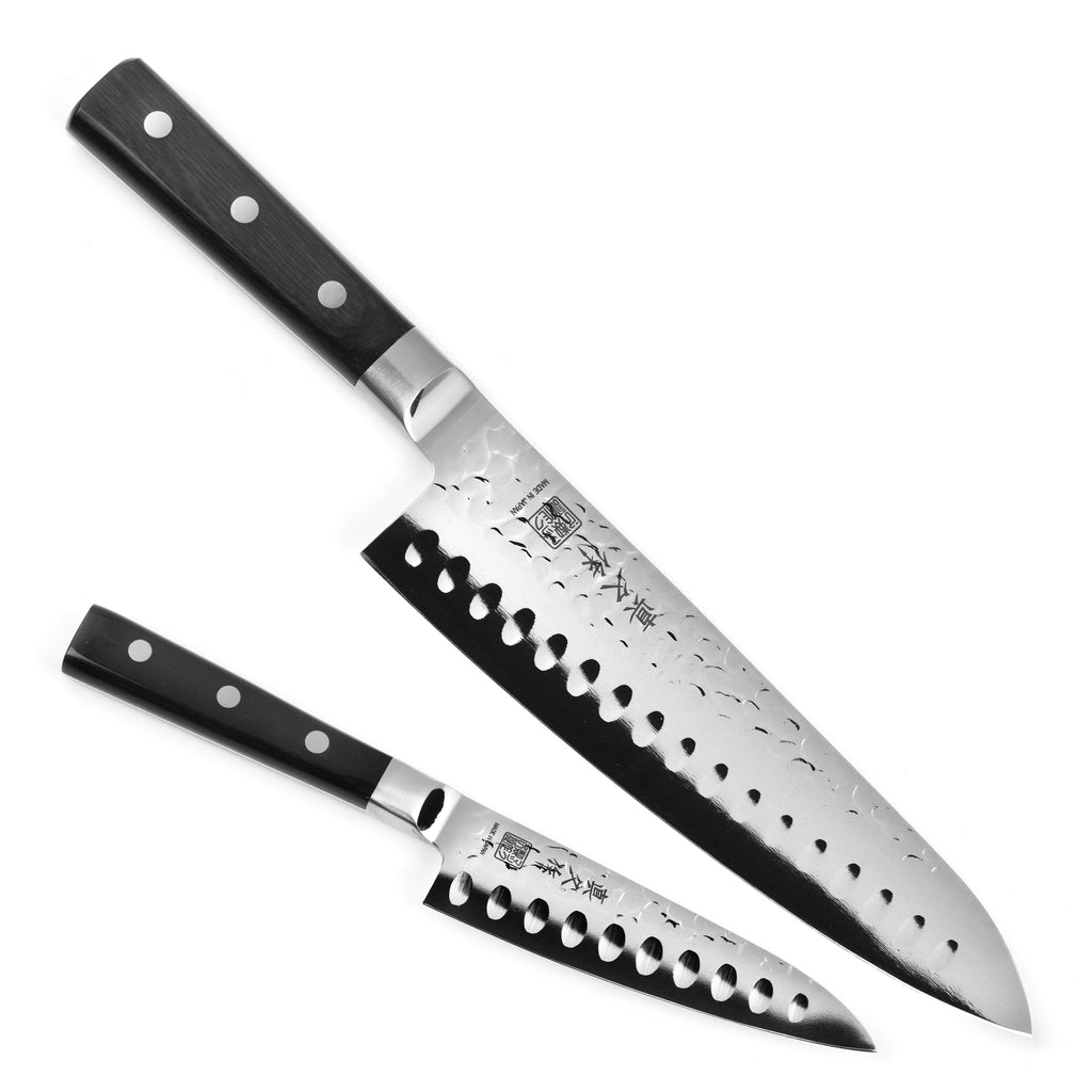 MAC Tsuchime 8" Chef's & Petty Knife Set