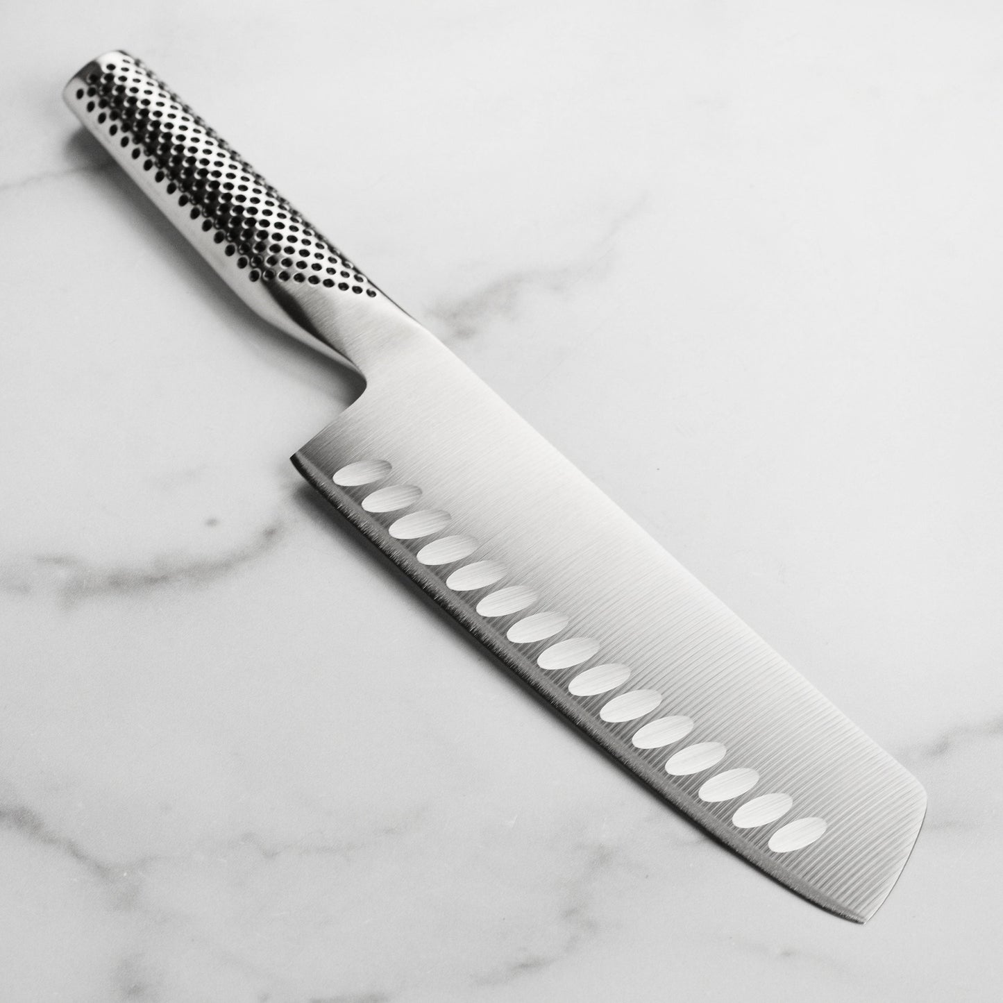 Global 7" Hollow Edge Nakiri Knife