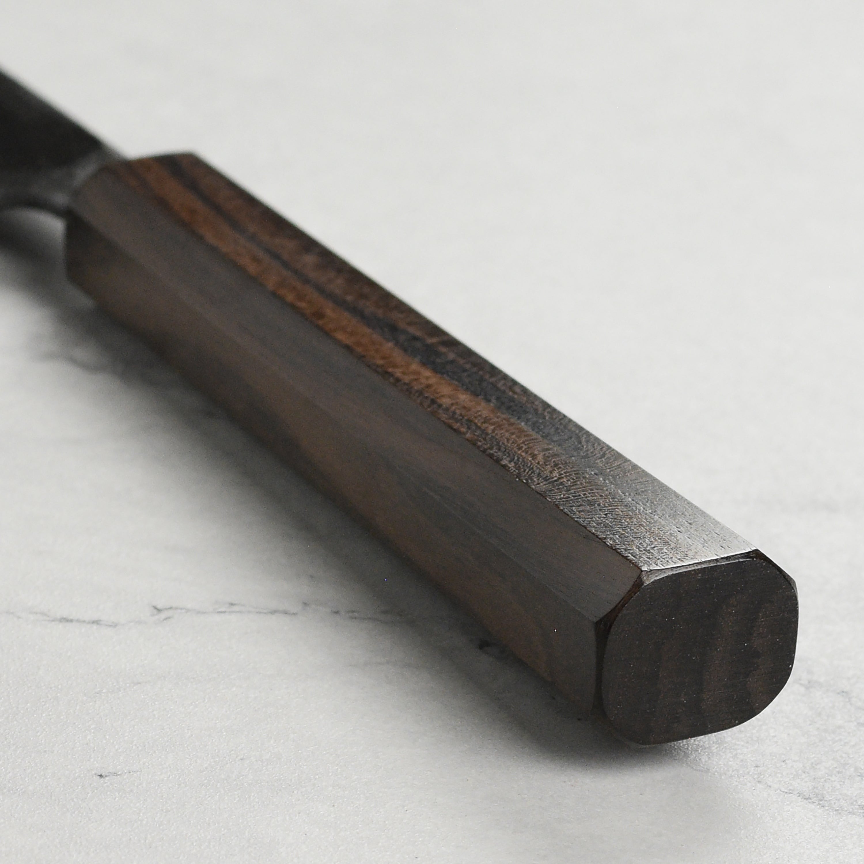 Hatsukokoro Kurogane Aogami #2 Kurouchi 6.5" Nakiri