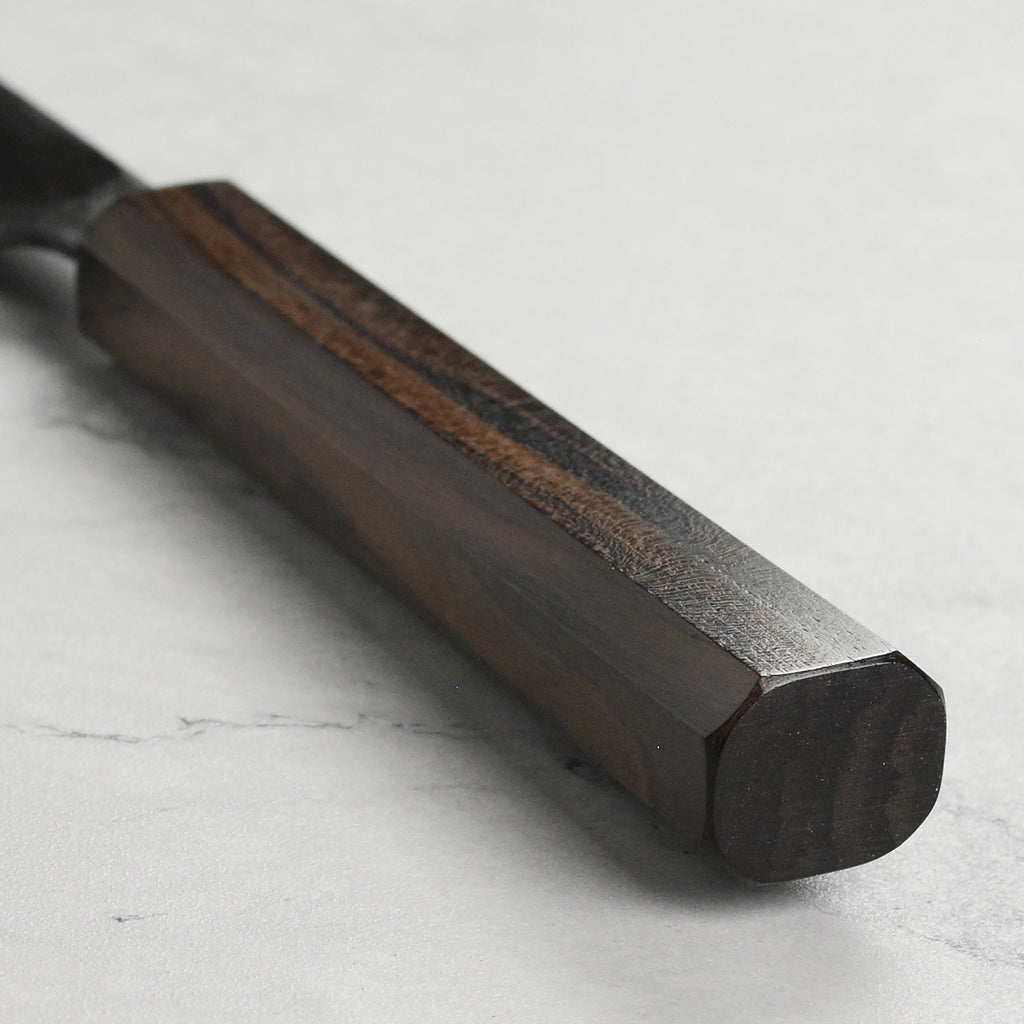 Hatsukokoro Kurogane Aogami #2 Kurouchi 6.5" Nakiri
