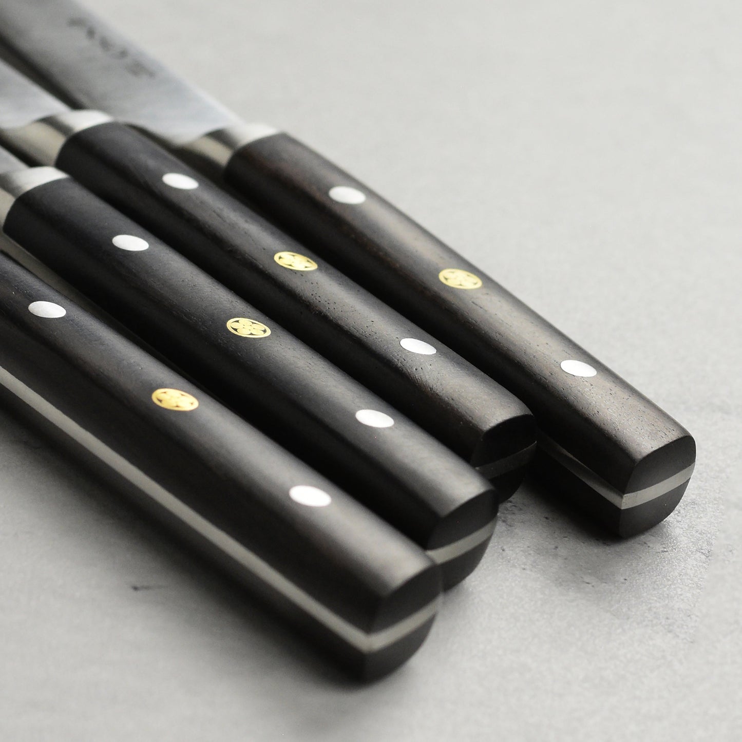 Enso Modern 4 Piece Steak Knife Set, Ebony