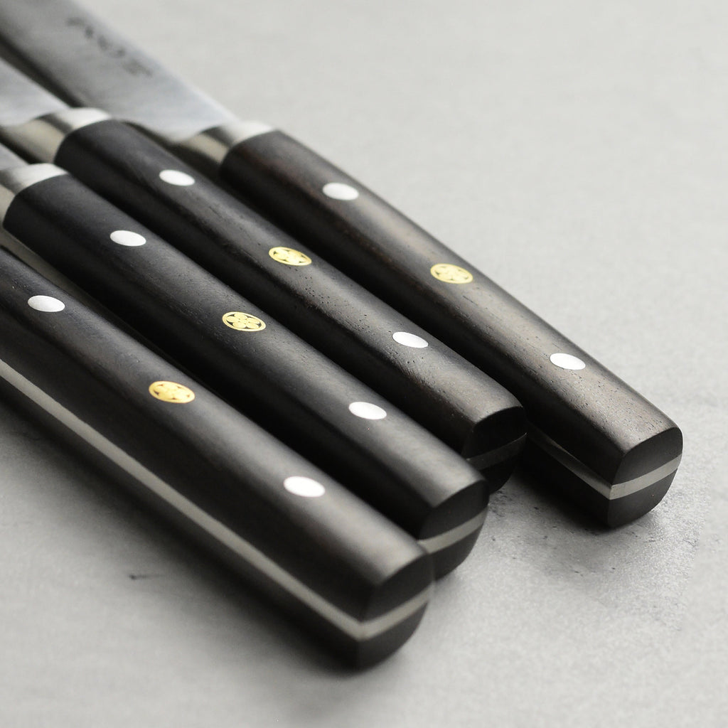 Enso Modern 4 Piece Steak Knife Set, Ebony
