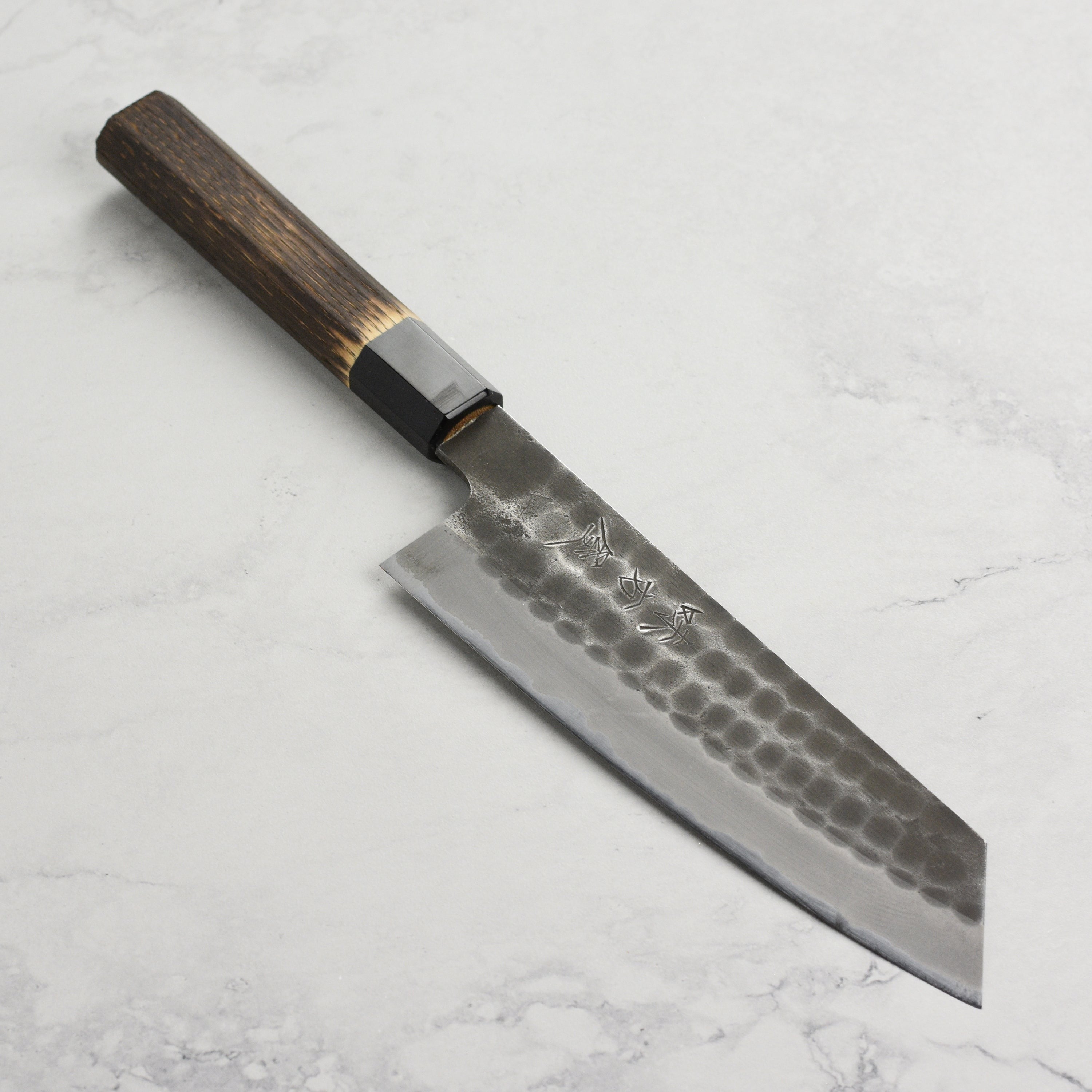 Hinoura Shirogami #2 Kurouchi Tsuchime 7" Bunka