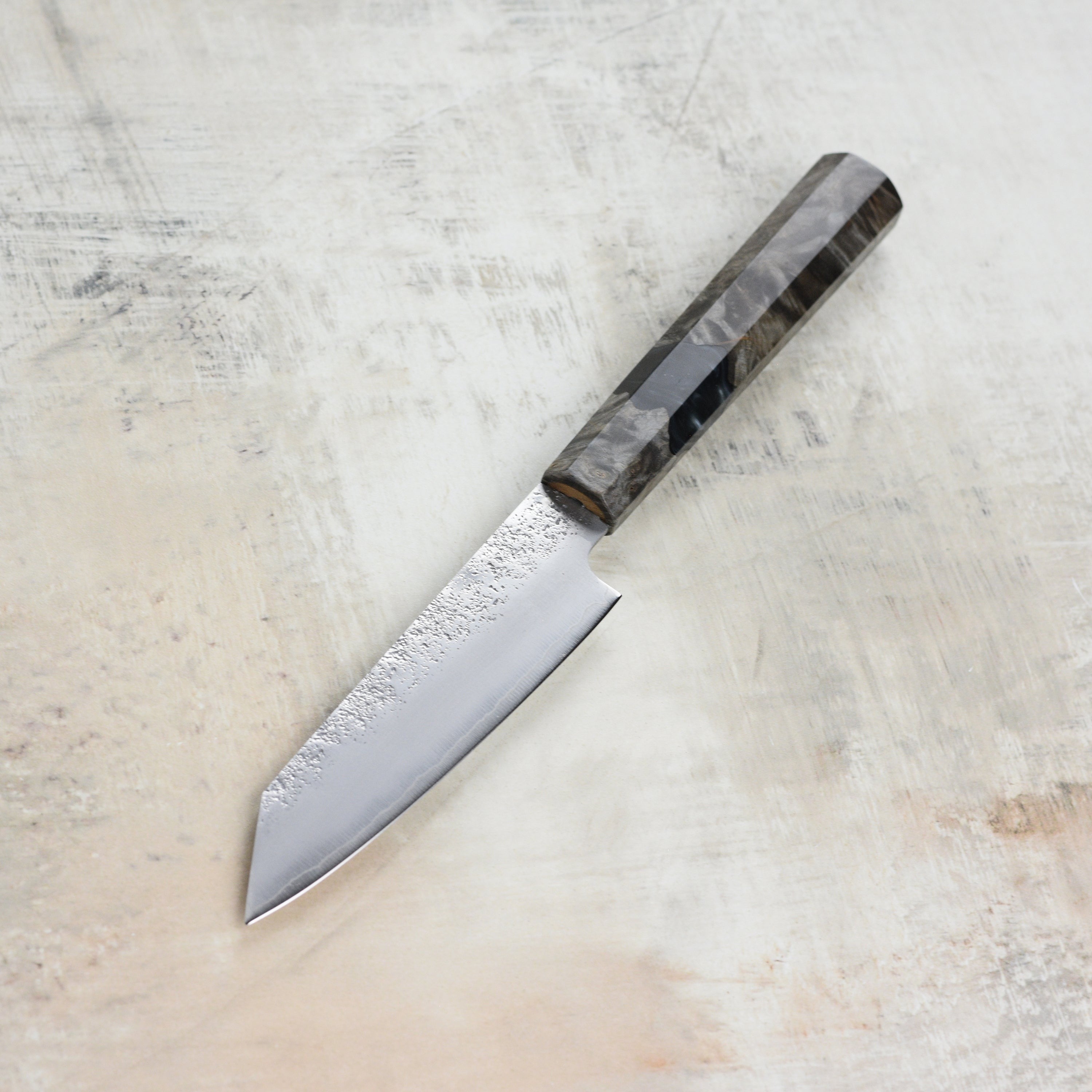 Hatsukokoro Ginrei Ginsan Nashiji 5" Kiritsuke Petty