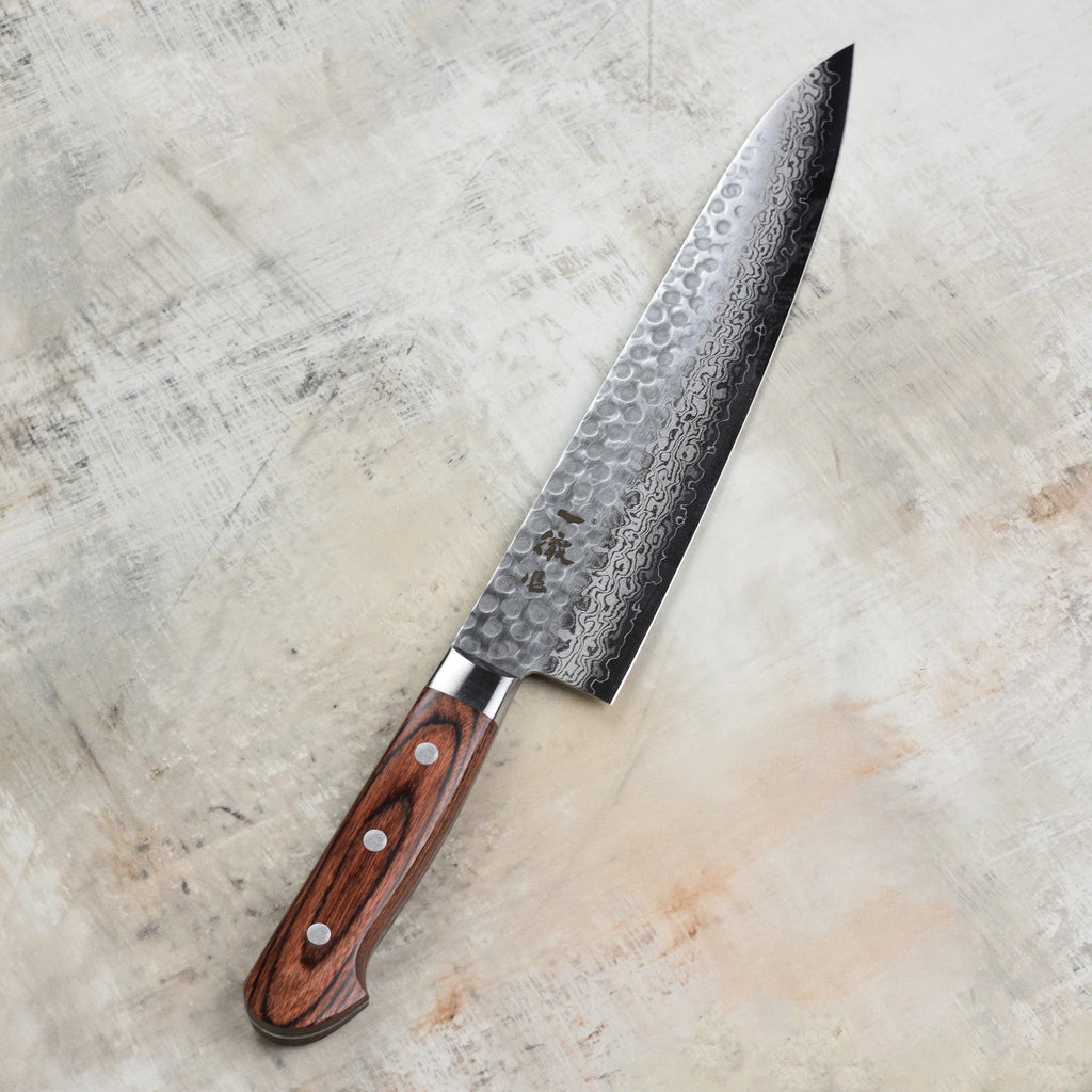 Ittetsu VG10 Hammered Damascus 9.4" Gyuto