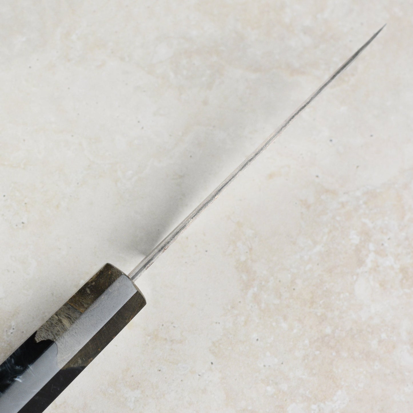 Saji Rainbow Damascus Nashiji 3.5" Petty, Stabilized Birch