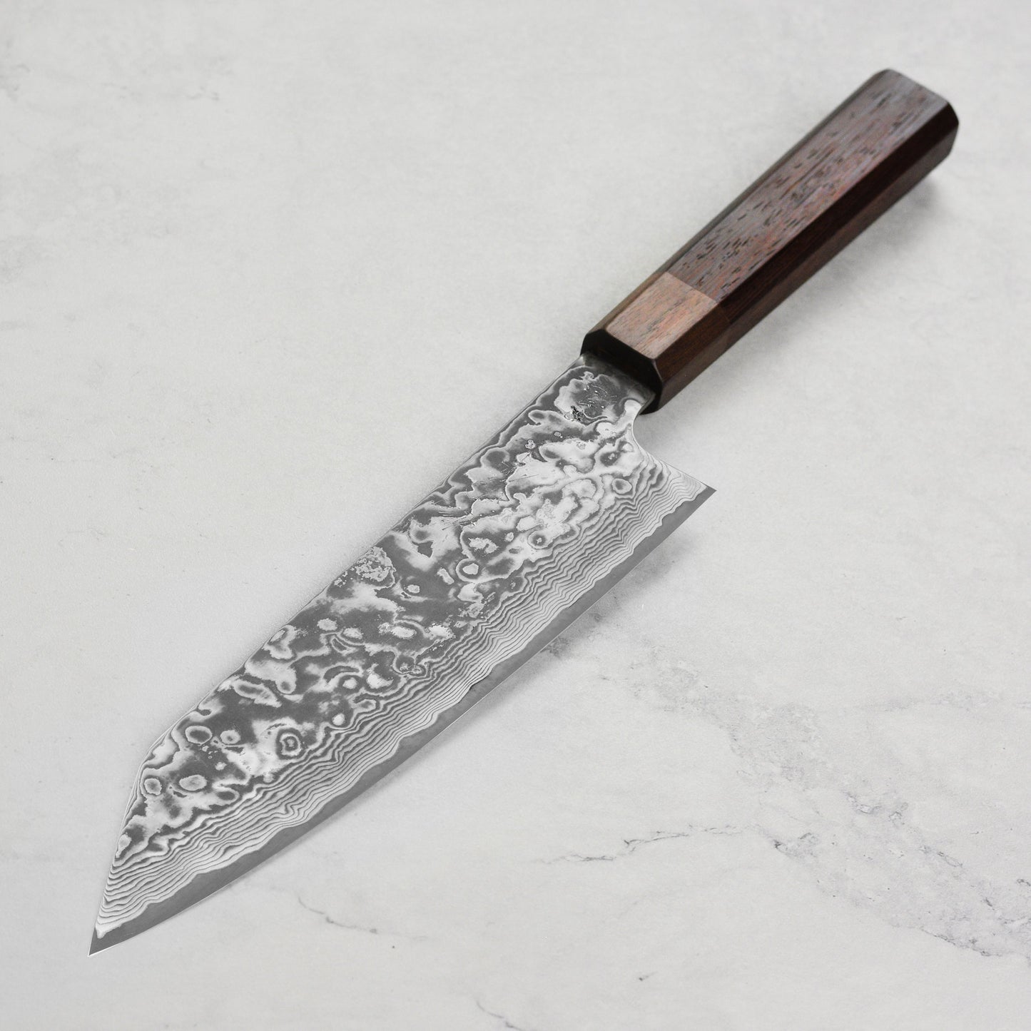 Hatono SG2 Kurozome Damascus 8.25" Kiritsuke Gyuto