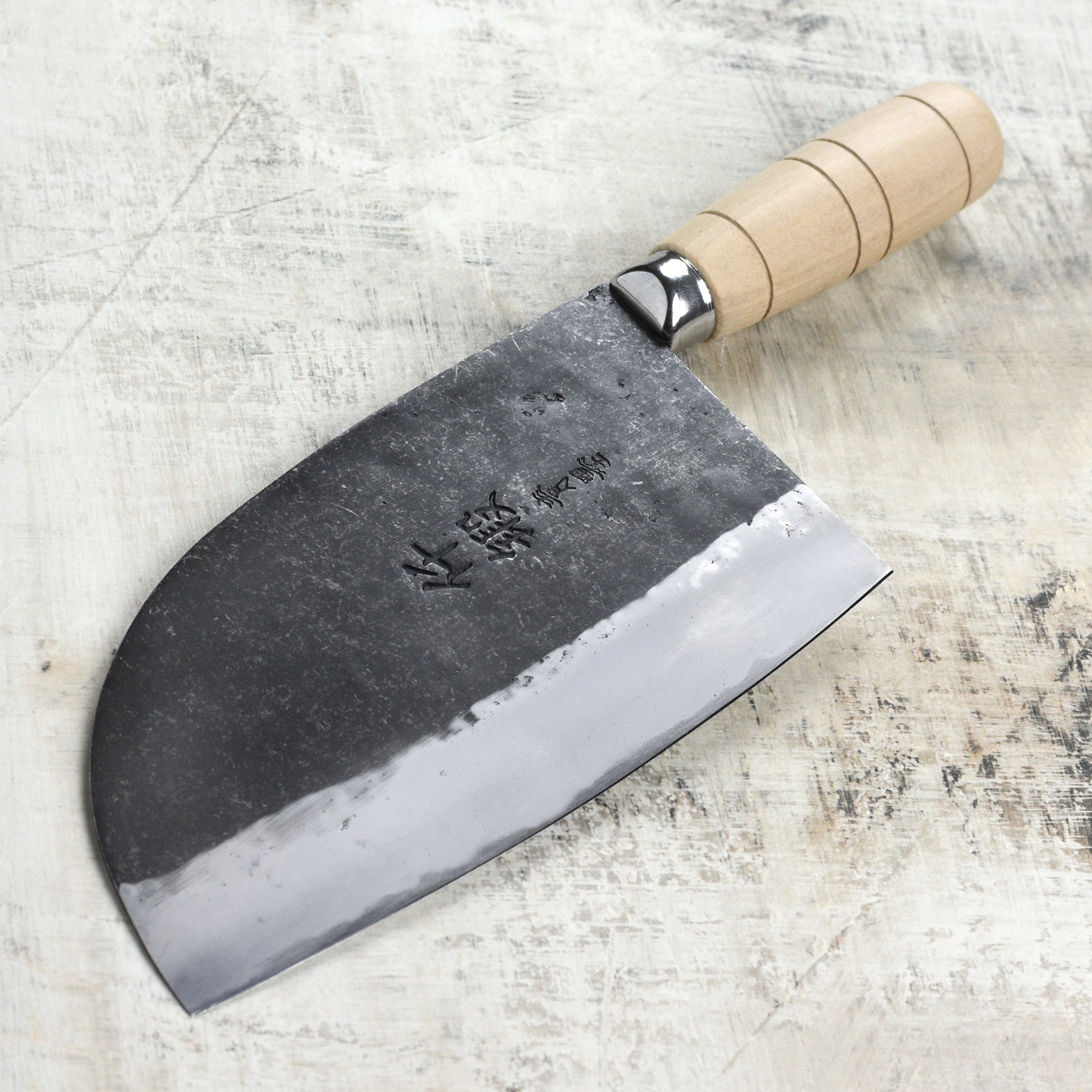 Sentan Forged Aogami #2 Kurouchi 7.5" Santoku Cleaver