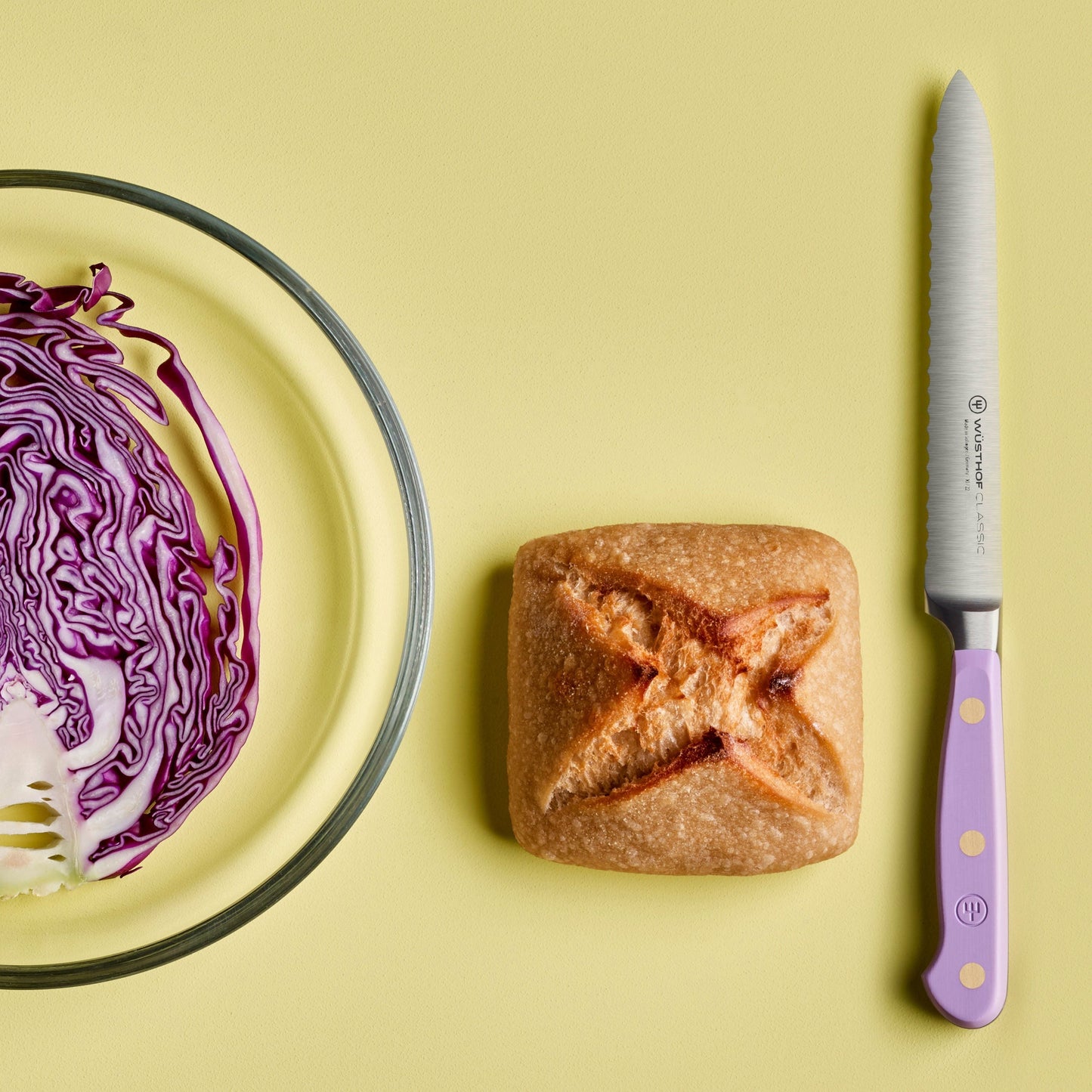Wusthof Classic Purple Yam 5" Serrated Utility Knife