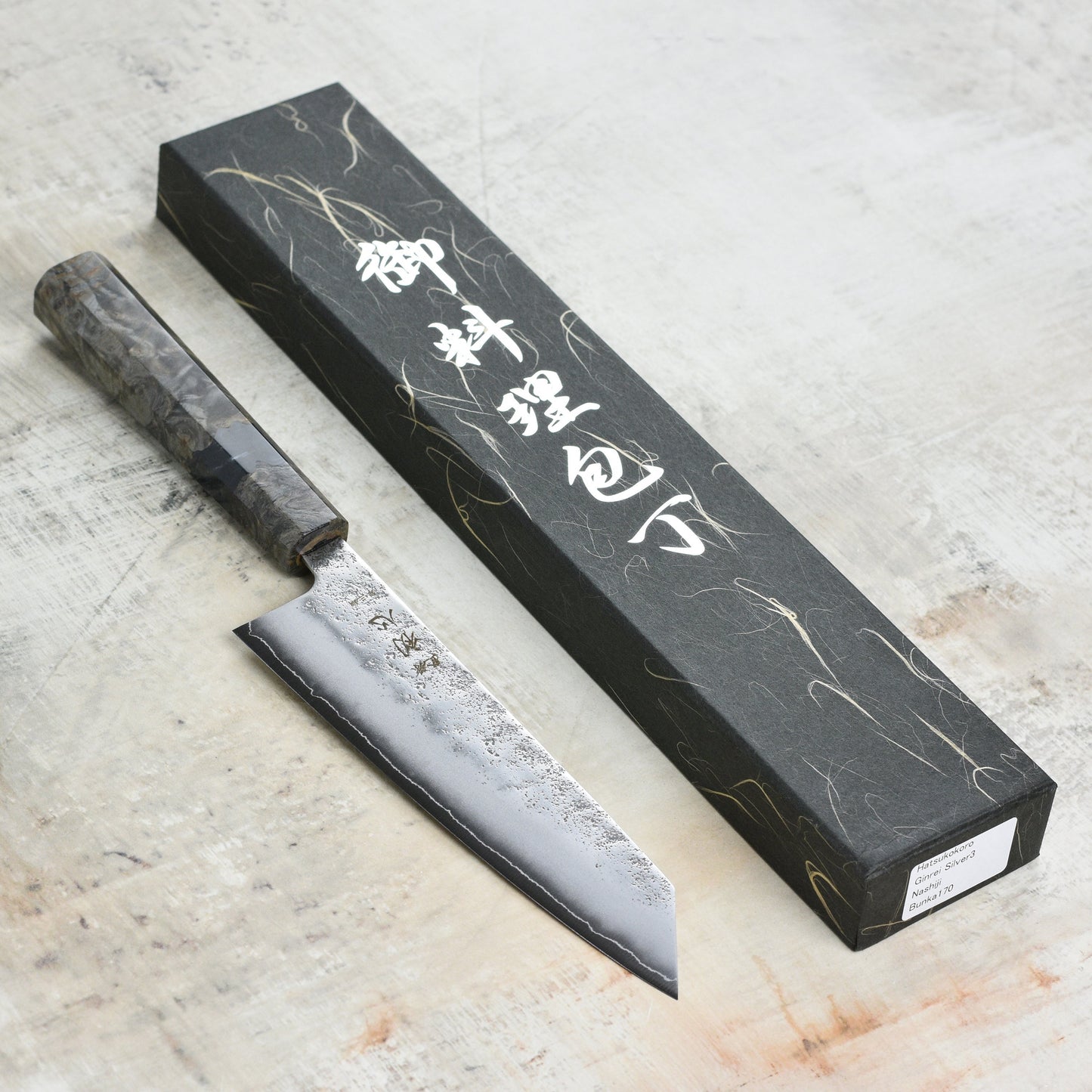 Hatsukokoro Ginrei Ginsan Nashiji 6.7" Bunka