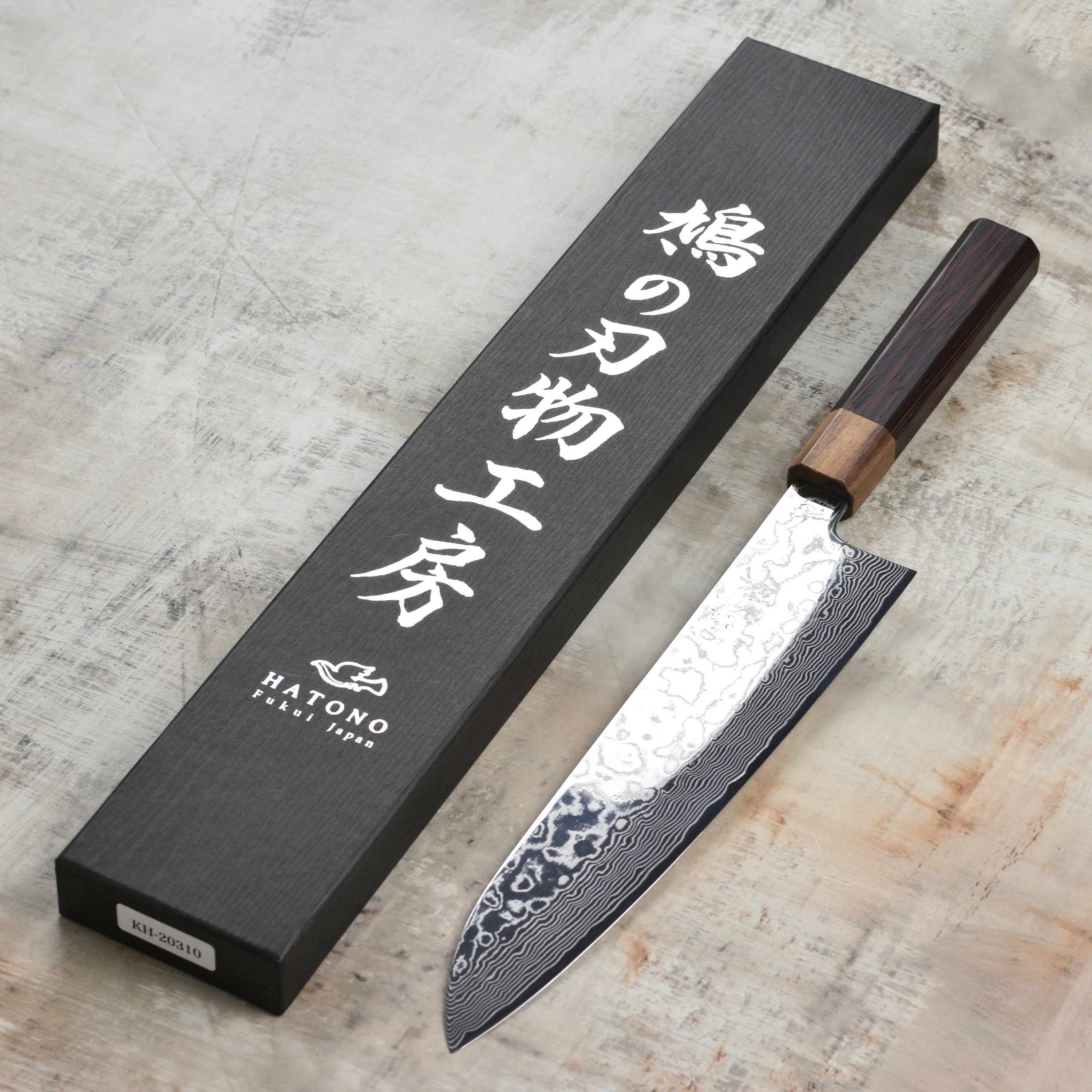 Hatono SG2 Damascus 9.4" Gyuto