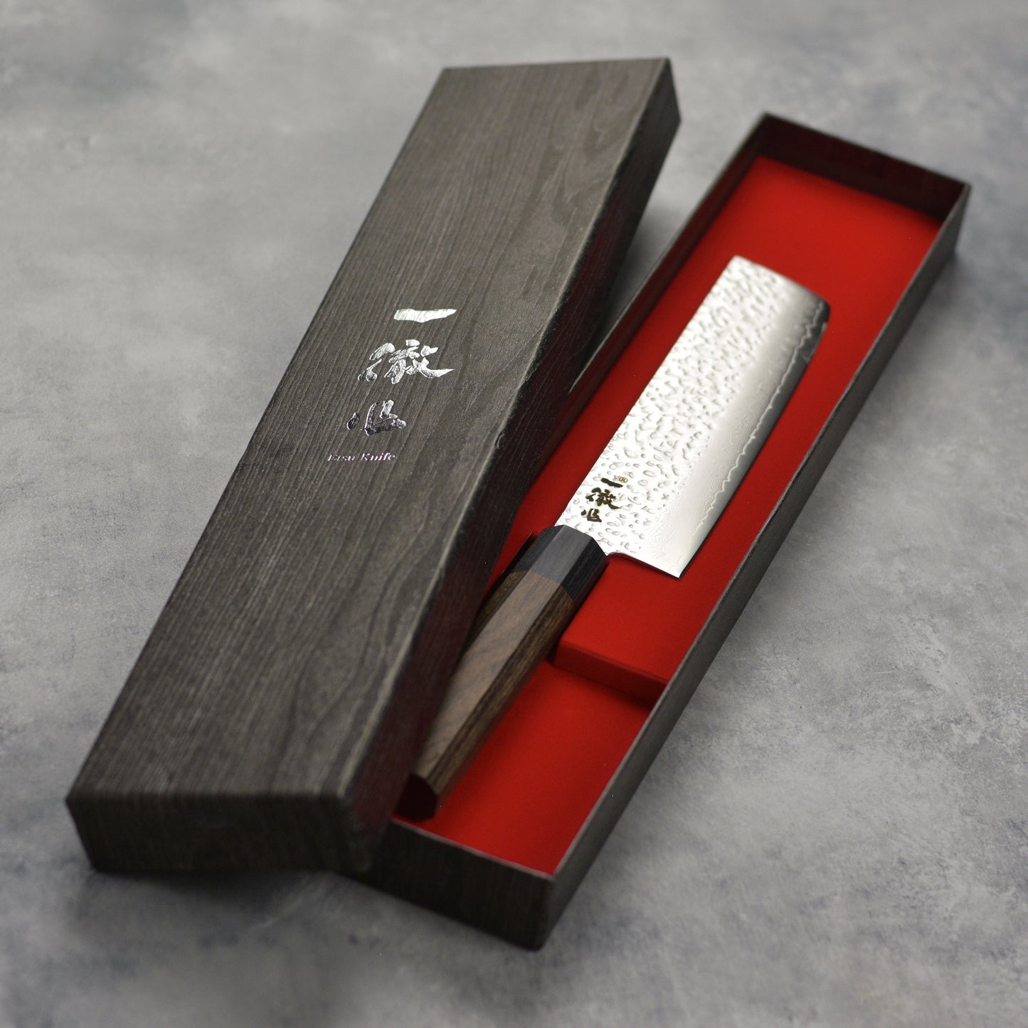 Ittetsu VG10 Hammered Damascus 5.9" Nakiri