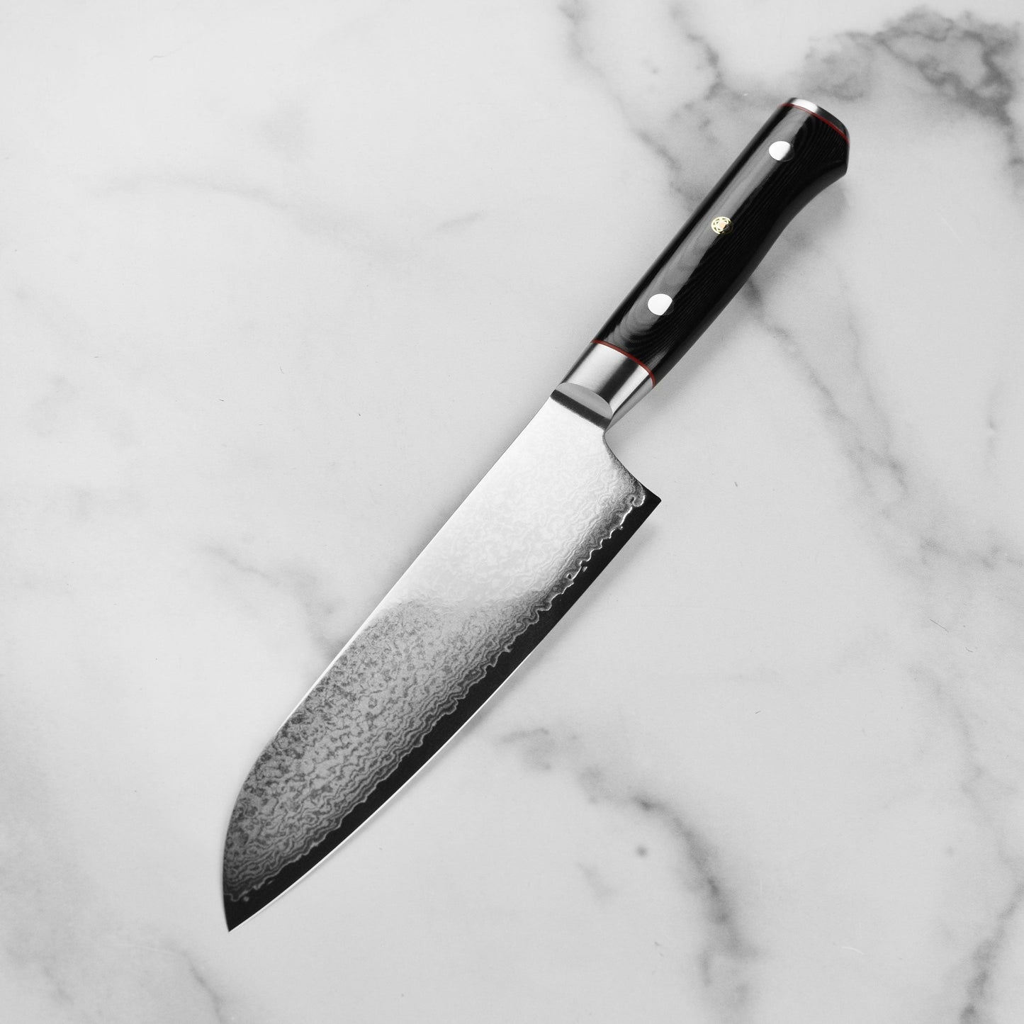 Zanmai Classic Pro Zebra Damascus 7" Santoku