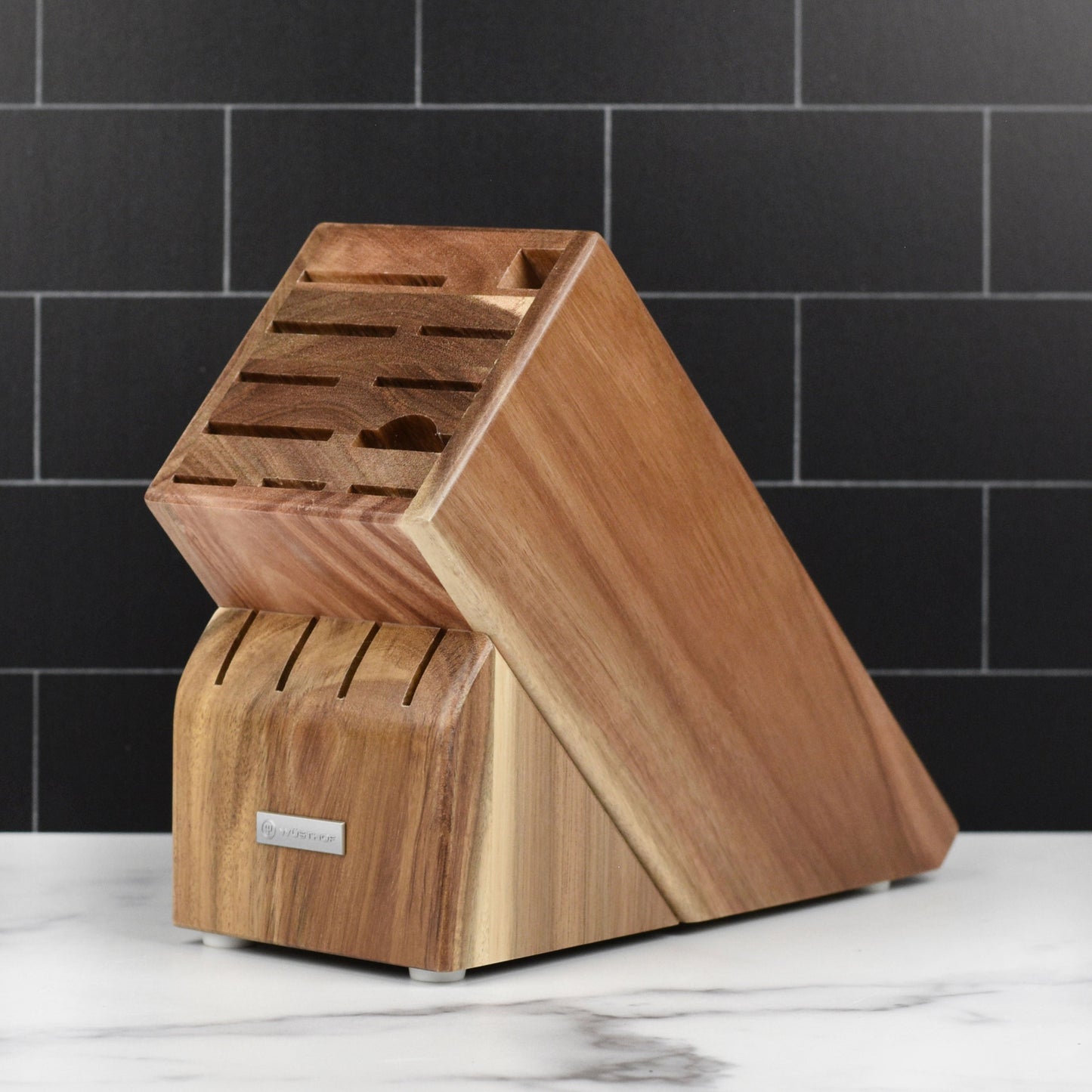 Wusthof Gourmet 12 Piece Knife Block Set, White Handles