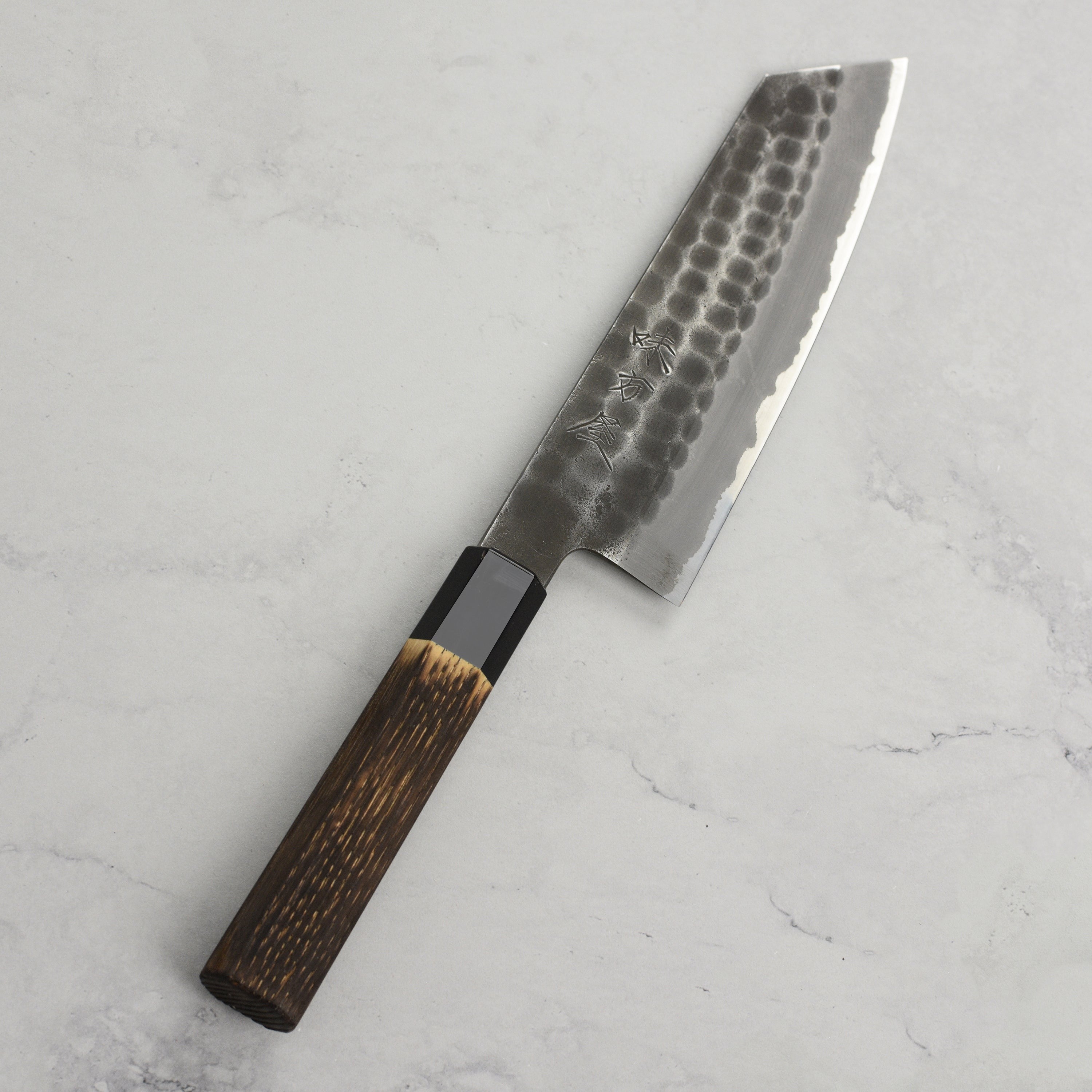 Hinoura Shirogami #2 Kurouchi Tsuchime 7" Bunka