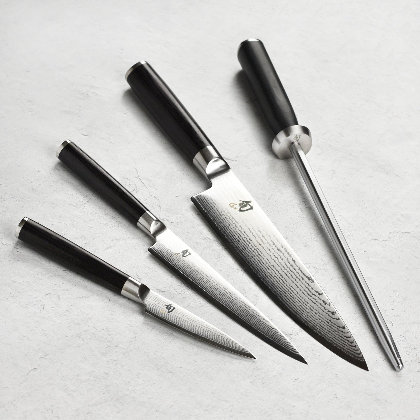 Shun Classic 5 Piece Slimline Knife Block Set