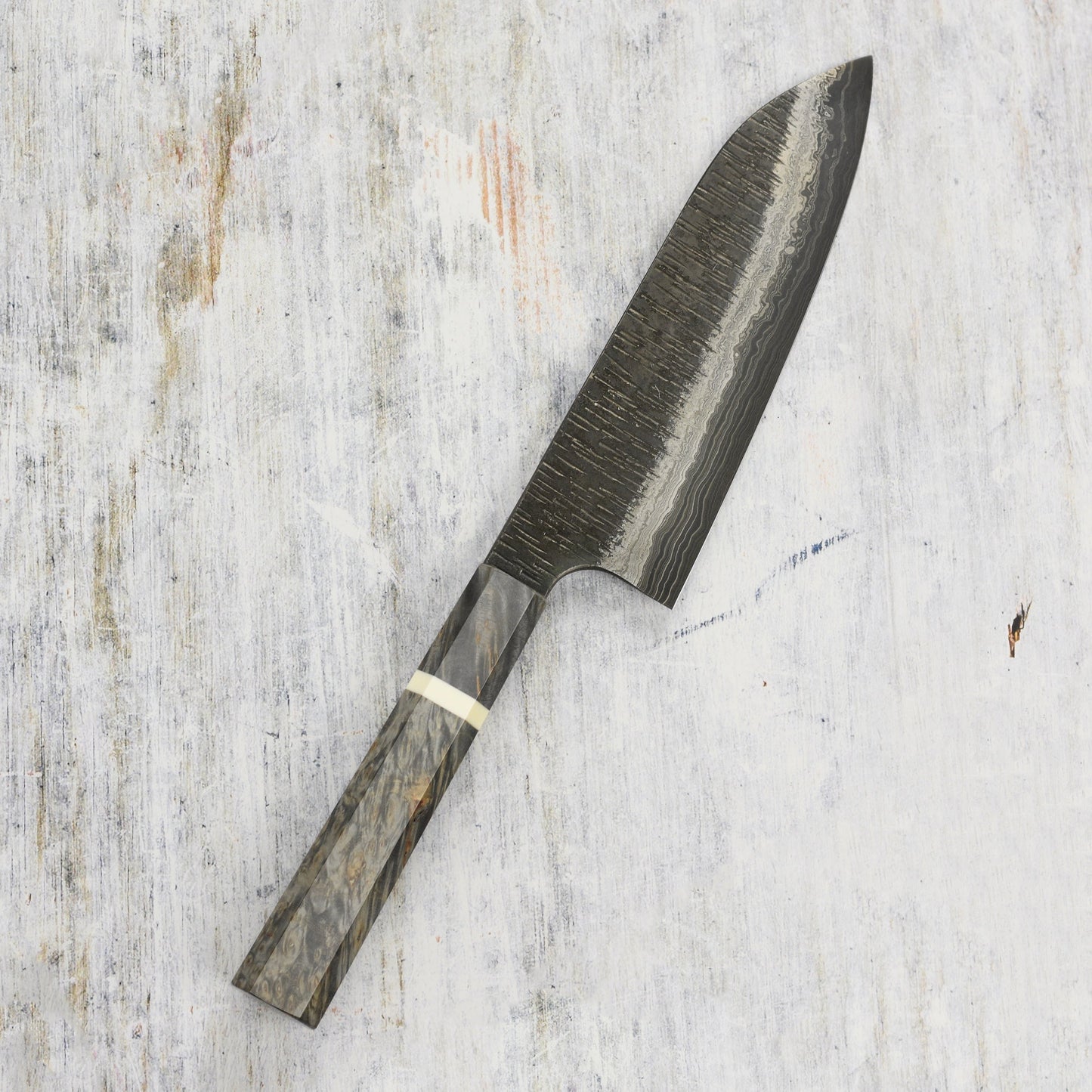 Hatsukokoro x Nigara Itadaki Coreless Damascus 7" Santoku