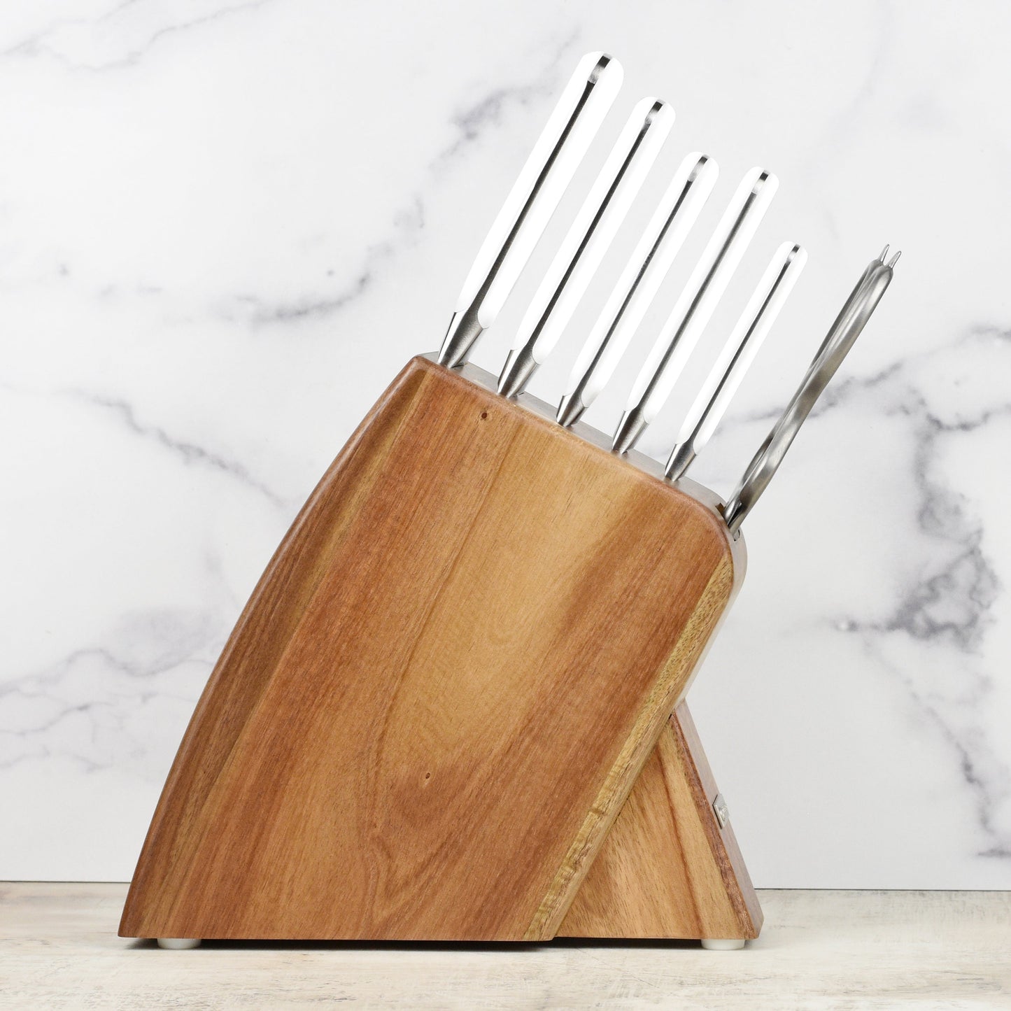 Wusthof Classic White 7 Piece Slim Knife Block Set