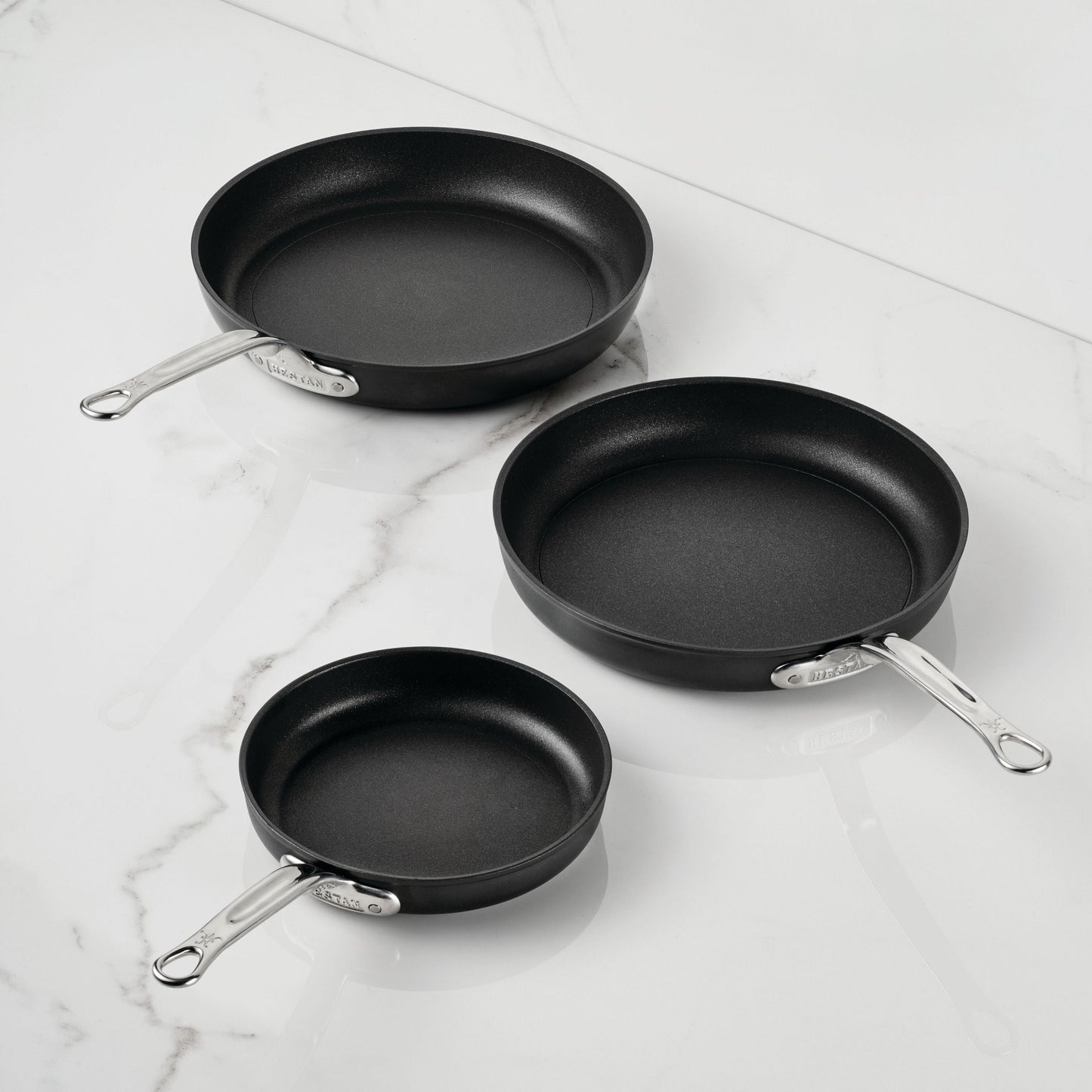 Hestan Titum Fusion 3 Piece Nonstick Skillet Set