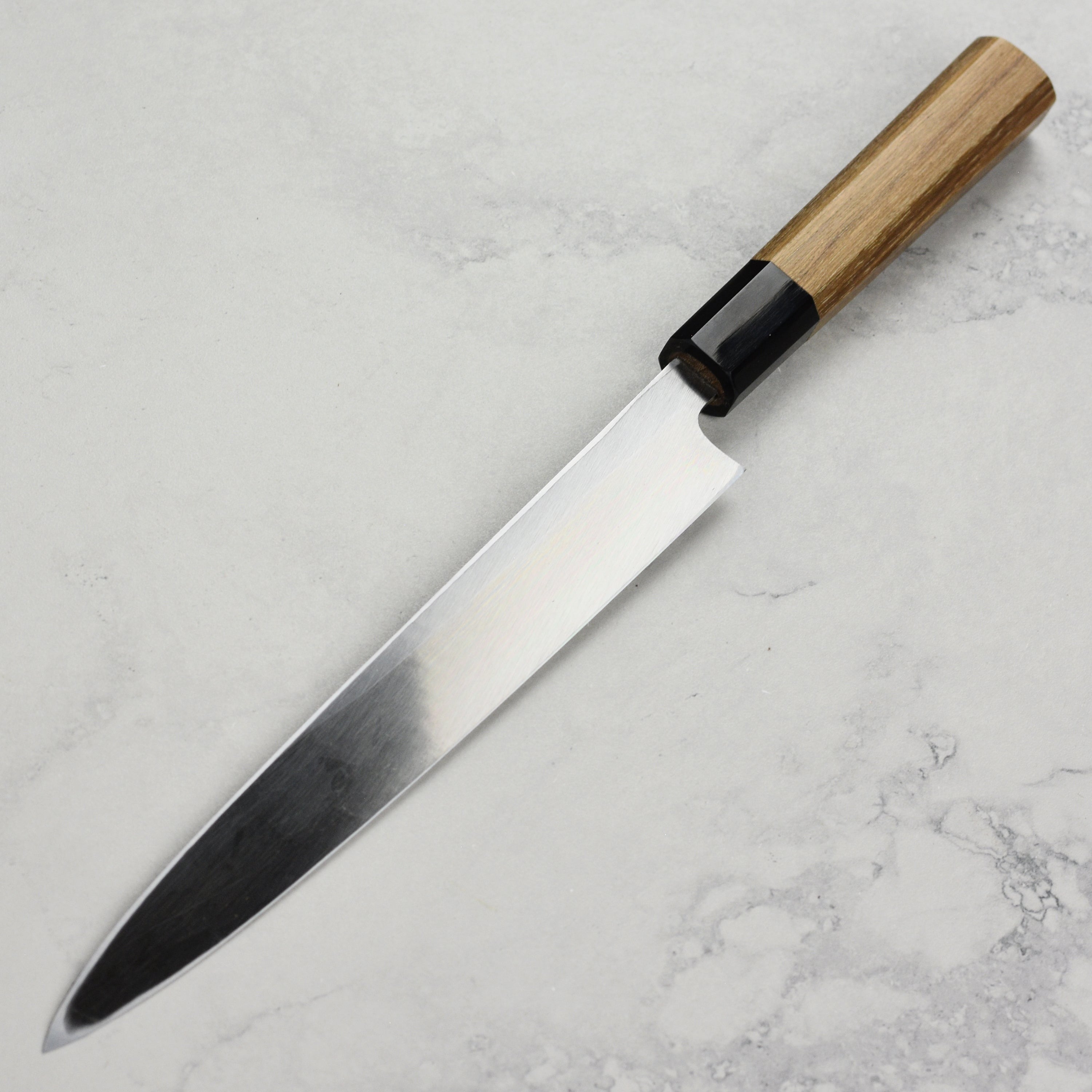 Hatsukokoro Shirasagi Aogami #2 Kurouchi Single-Bevel 9.4" Yanagiba