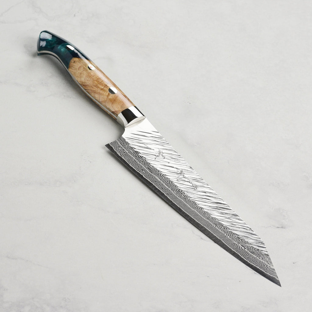 Kurosaki Fujin Forged SG2 Damascus 7" Gyuto with Saya
