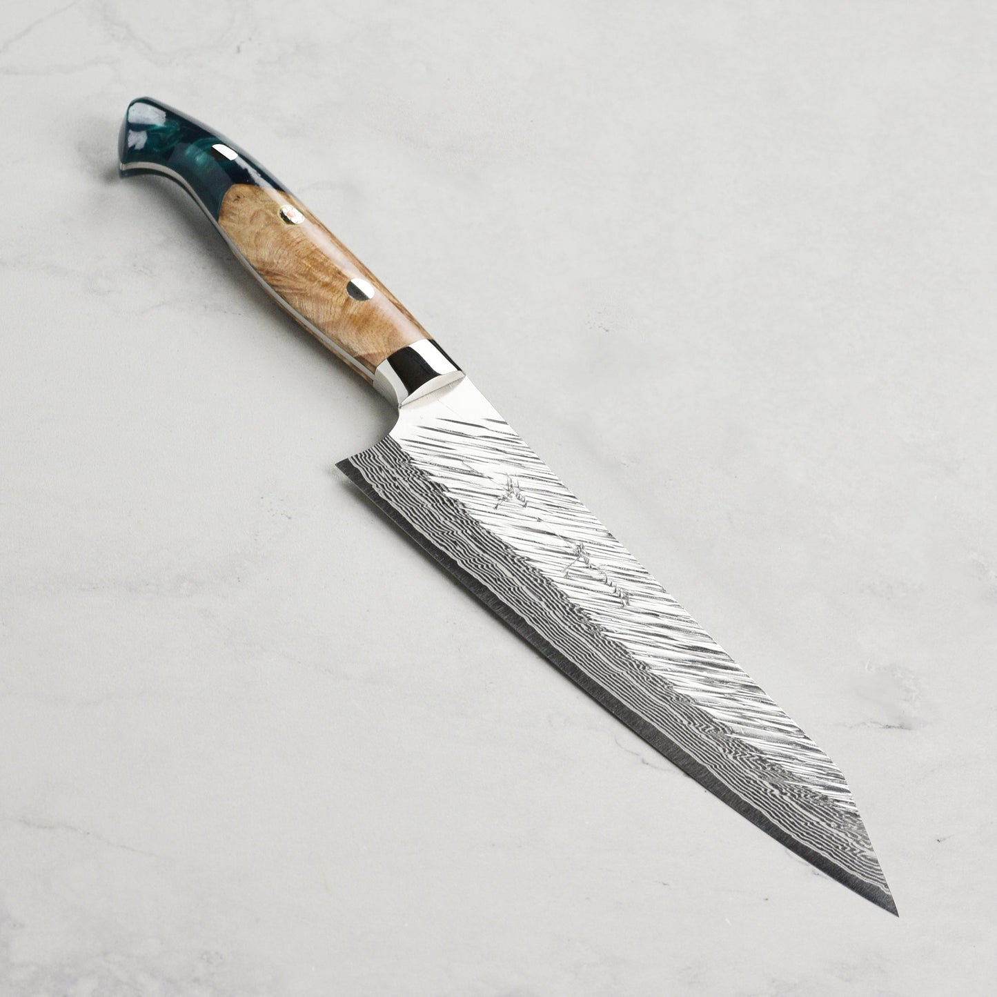 Kurosaki Fujin Forged SG2 Damascus 7" Gyuto with Saya