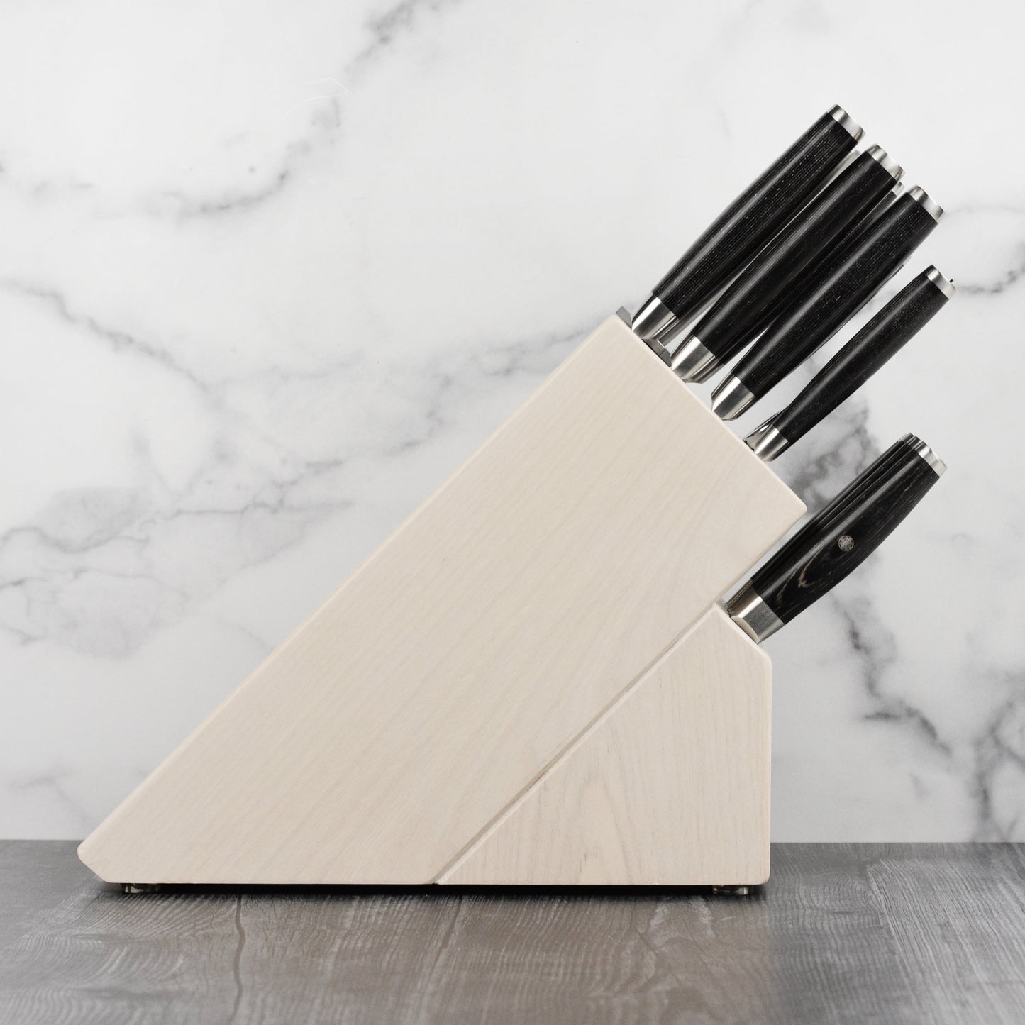Yaxell Ketu SG2 15 Piece Gray Ash Knife Block Set