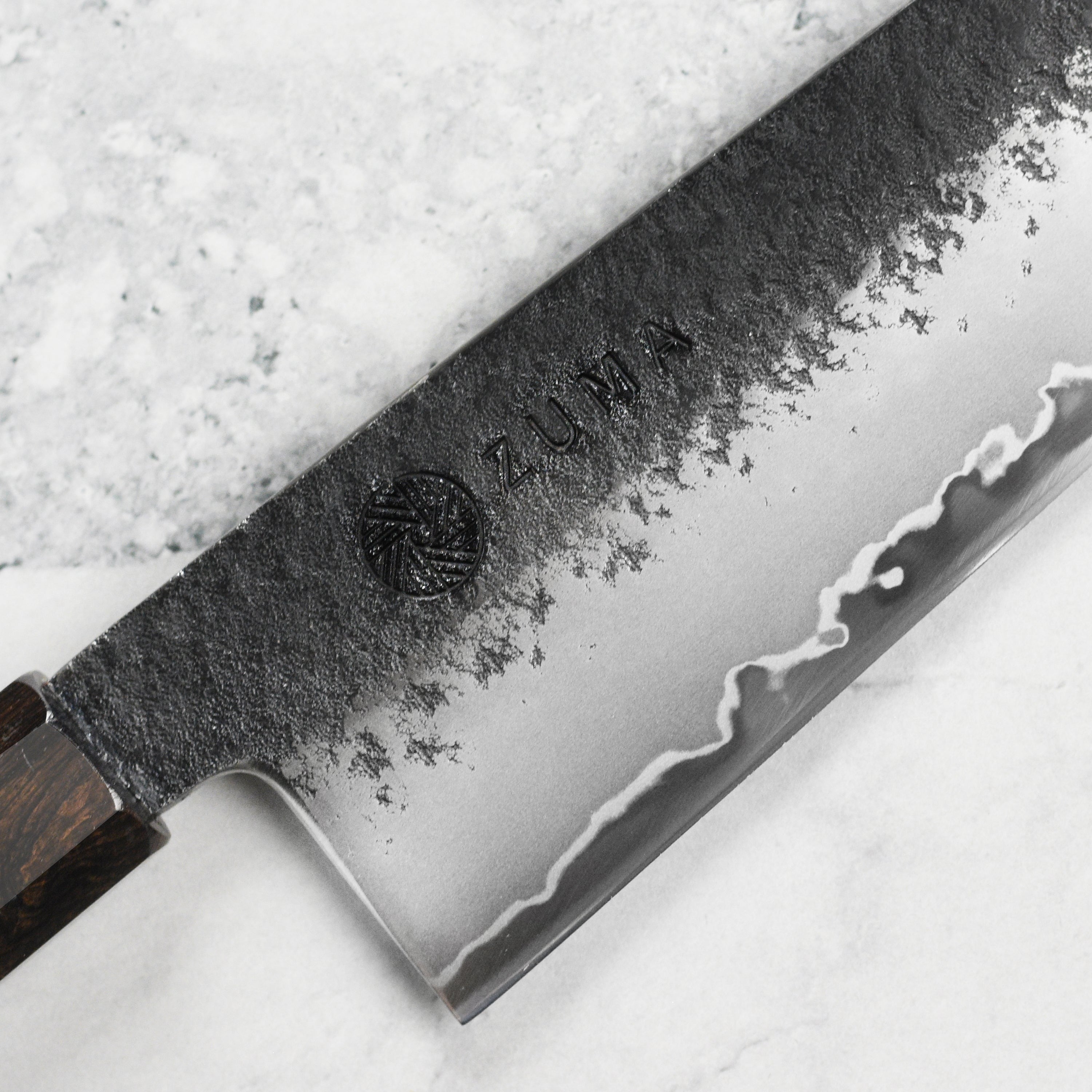 Zuma Black Forged Bunka & Chef's Knife Set with Sheaths