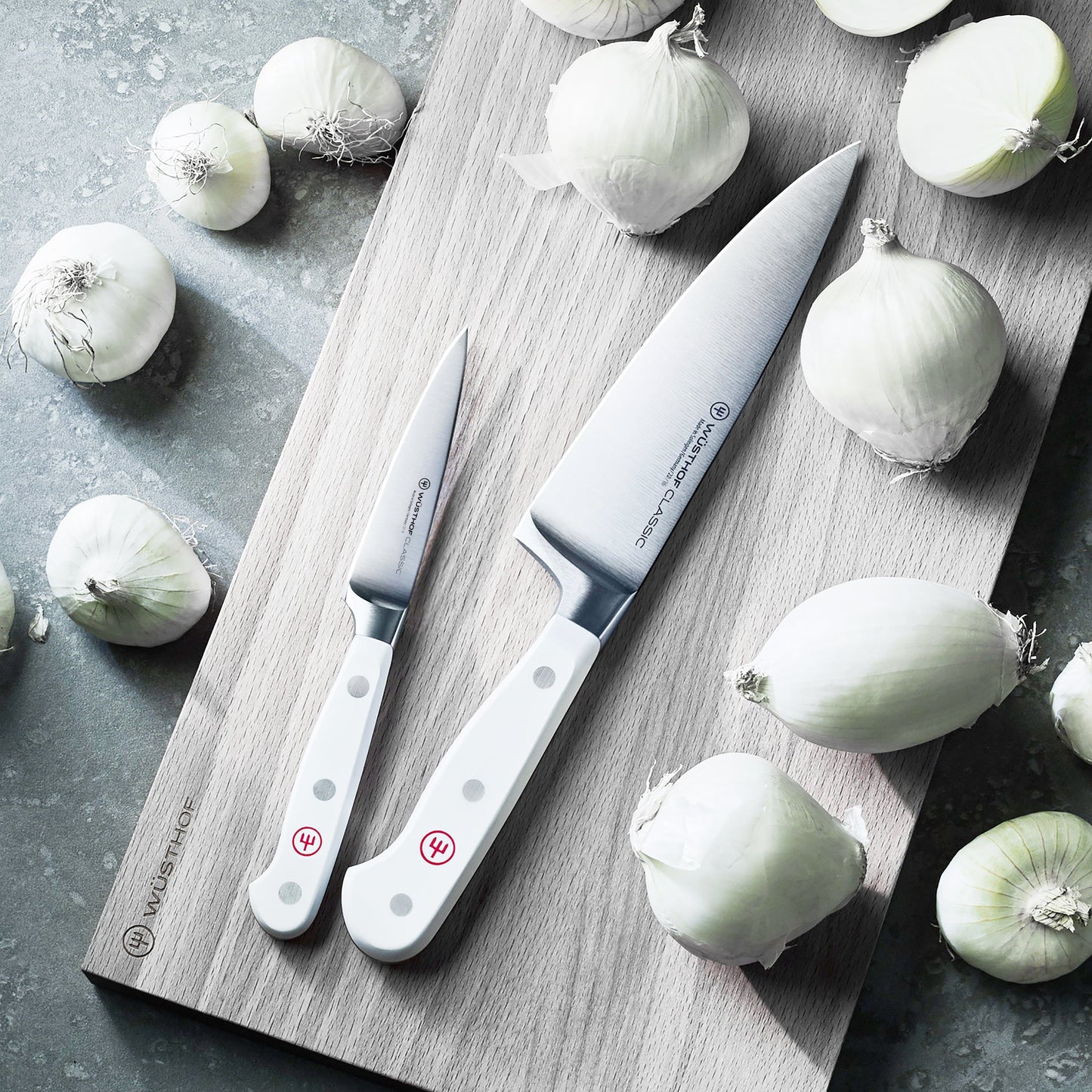 Wusthof Classic White 2 Piece Prep Knife Set