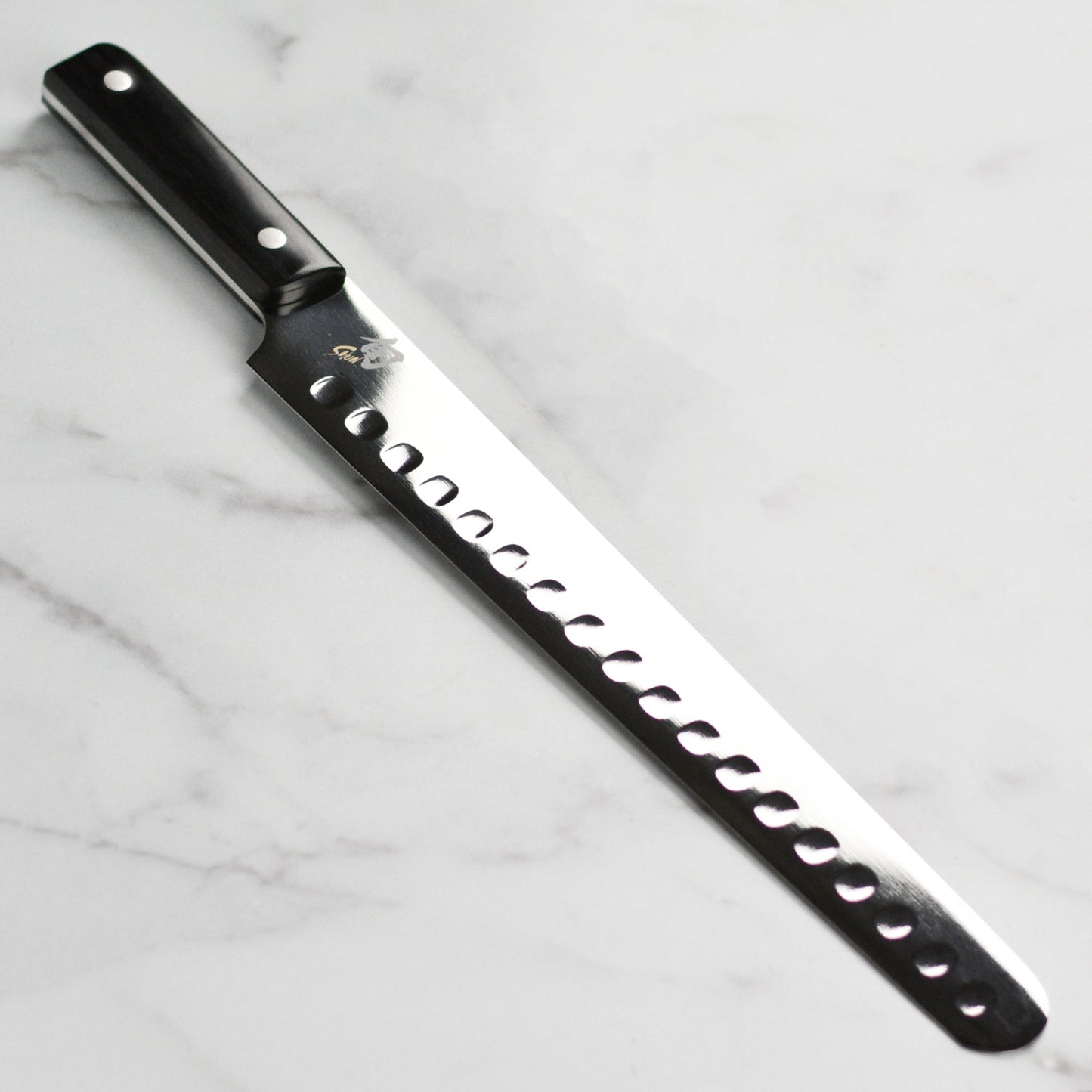 Shun Classic 12" Hollow Edge Brisket Knife with Saya