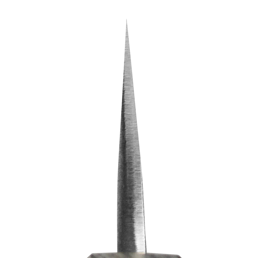 Yoshikane SKD Nashiji Stainless Clad 9.4" Sujihiki, Stabilized Birch