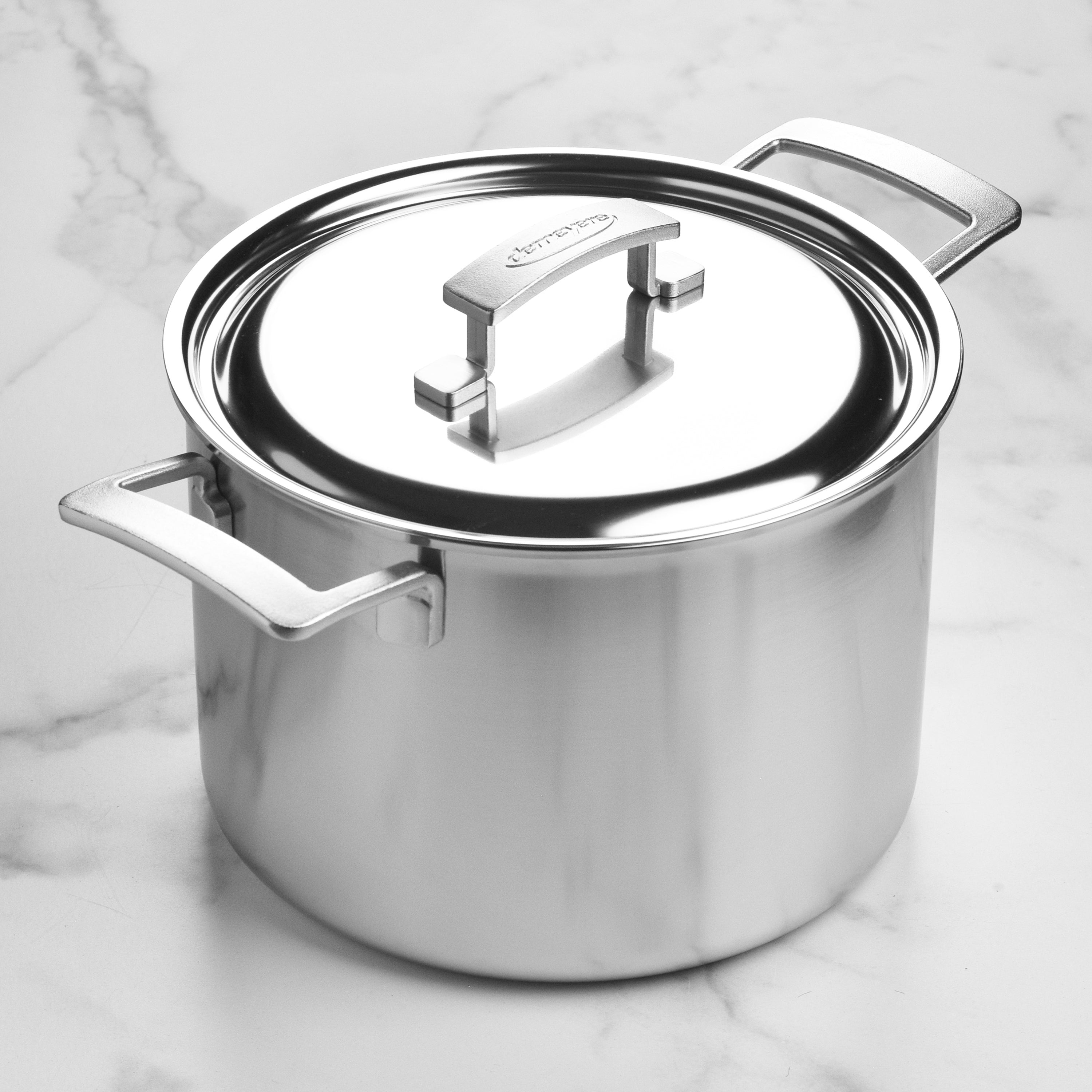 Demeyere Industry5 8-quart Stainless Steel Stock Pot