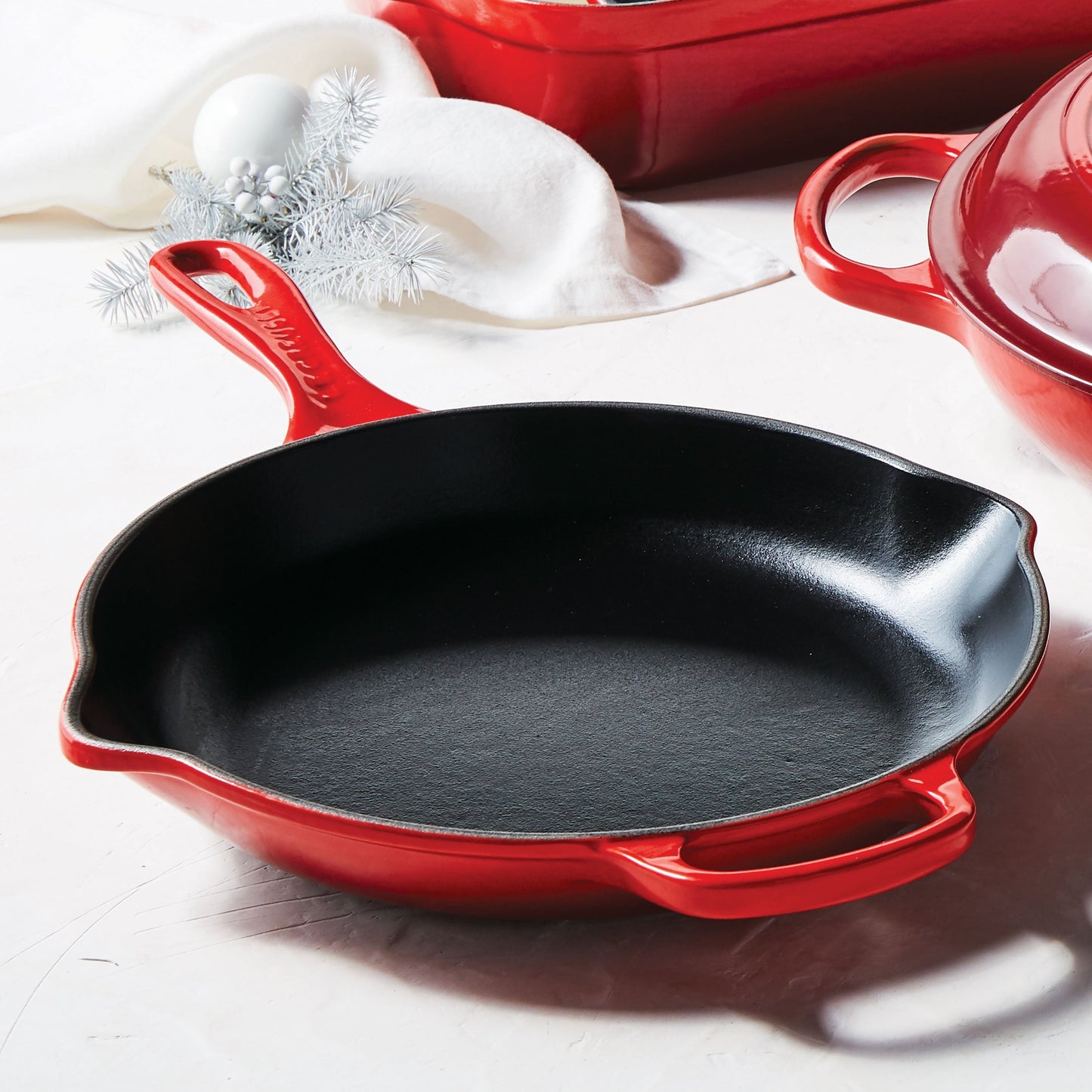 Le Creuset Signature Cast Iron 11.75" Cerise Skillet