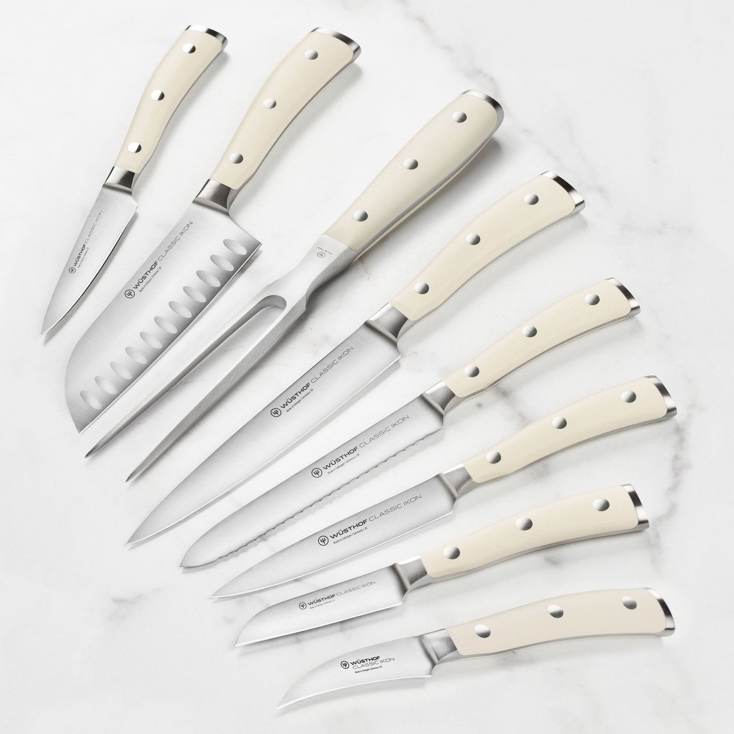 Wusthof Classic Ikon Creme 26 Piece Acacia Knife Block Set