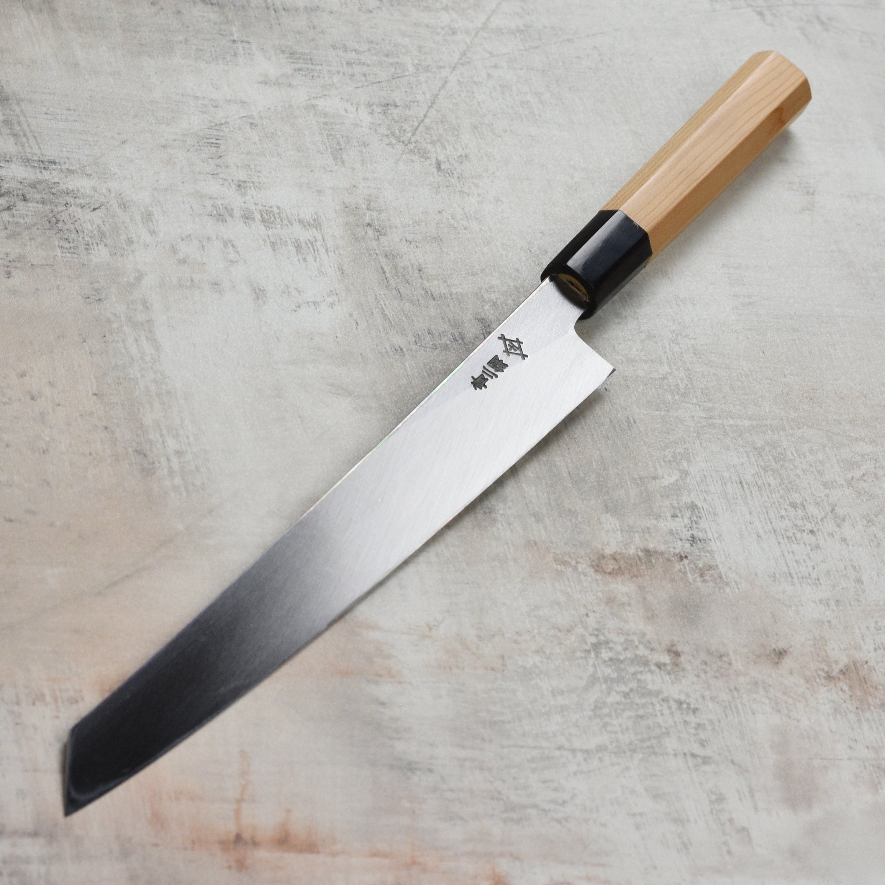 Itsuo Doi Aogami #2 Migaki 10.6" Single-Bevel Kiritsuke Yanagiba