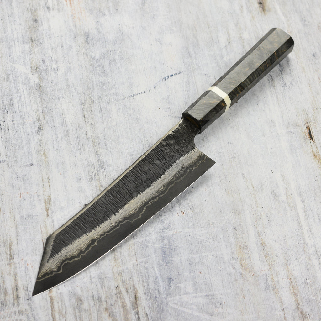 Hatsukokoro x Nigara Itadaki Coreless Damascus 8.25" Kiritsuke Gyuto