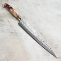 Kurosaki Shizuku Forged SG2 Damascus 9.4" Sujihiki with Saya