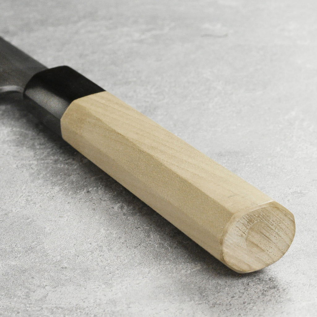 Ittetsu x Tanaka Shirogami #2 Single Bevel 10.6" Sakimaru Takohiki with Saya