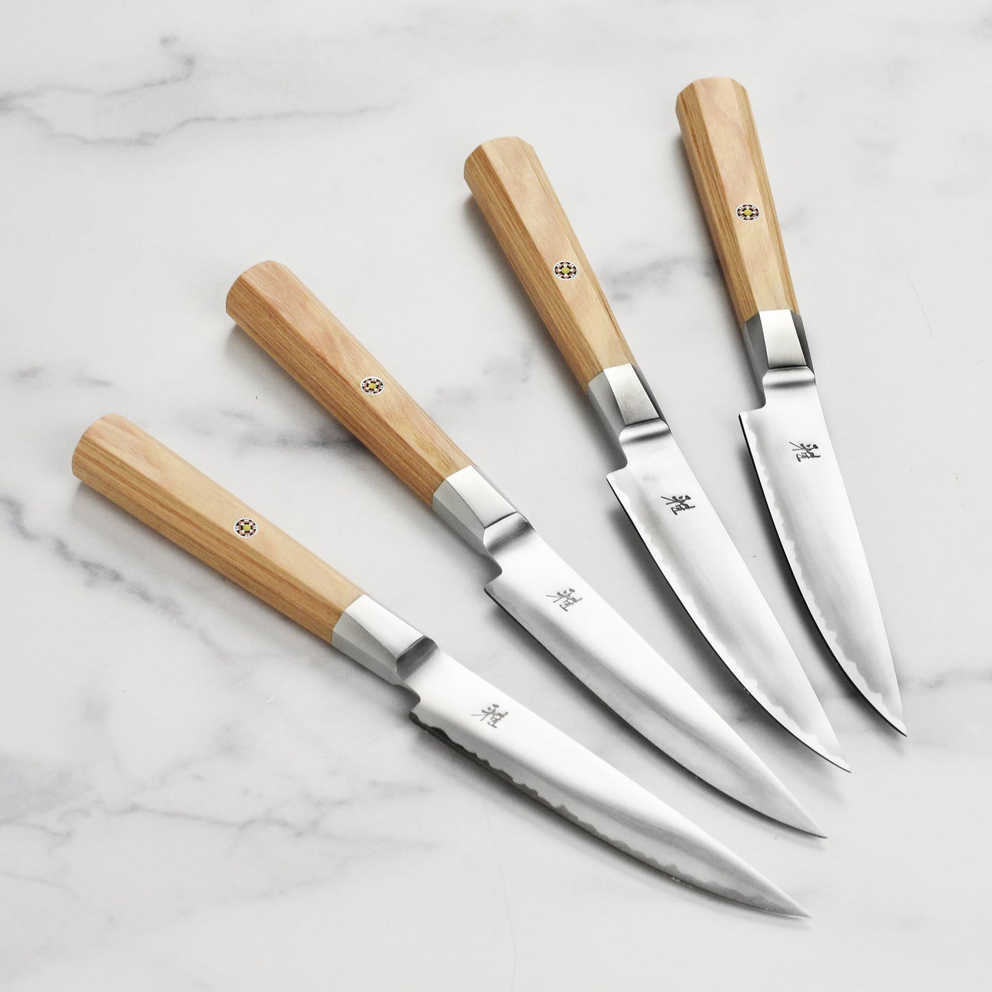 Miyabi Koya 4 Piece Steak Knife Set with Bamboo Case