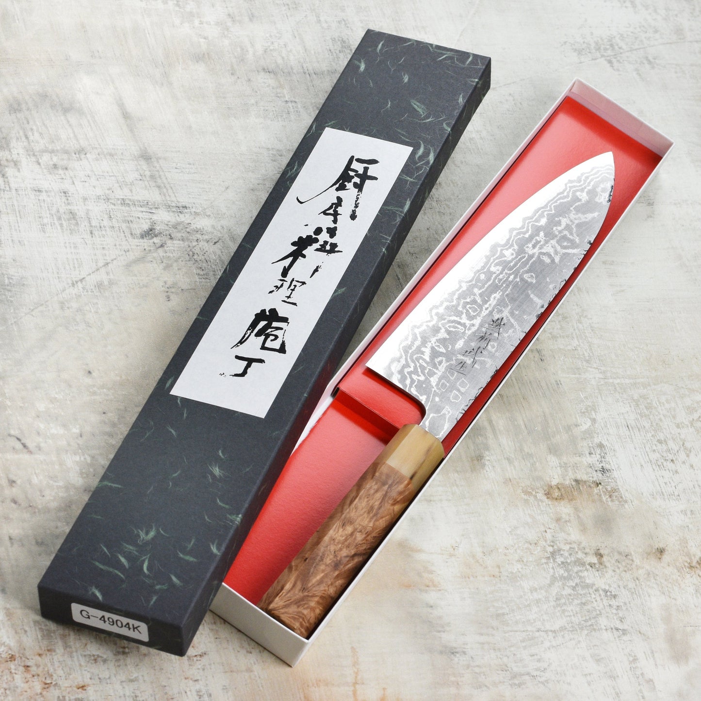 Shiro Kamo Shirogami #2 Damascus 8.25" Gyuto