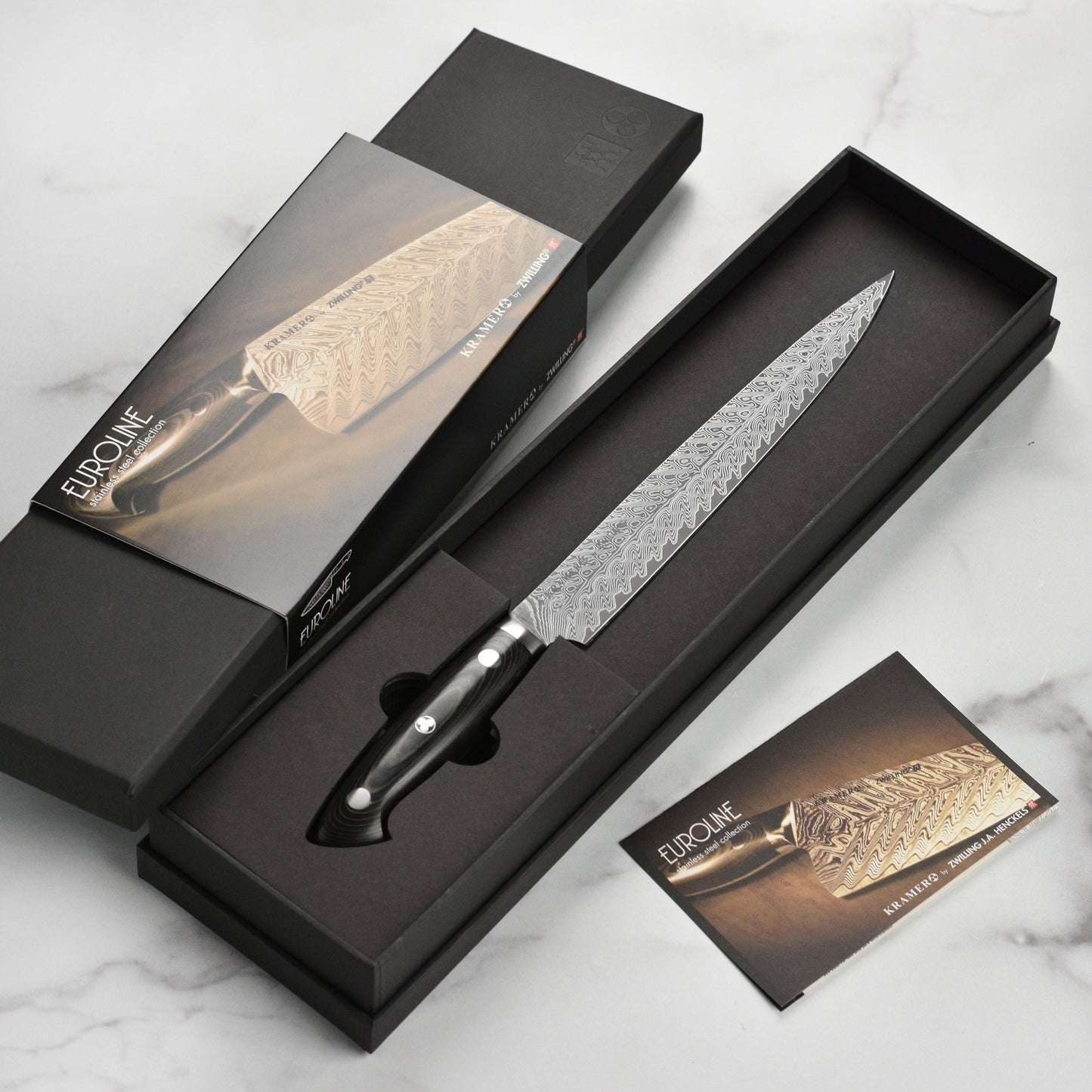 Kramer Stainless Damascus 9" Slicing Knife