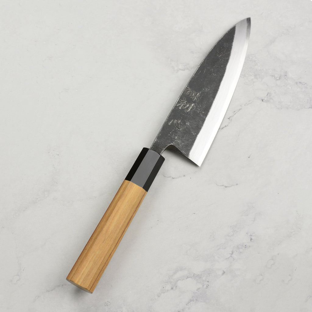 Hatsukokoro Shirasagi Aogami #2 Kurouchi 5.9" Single-Bevel Deba