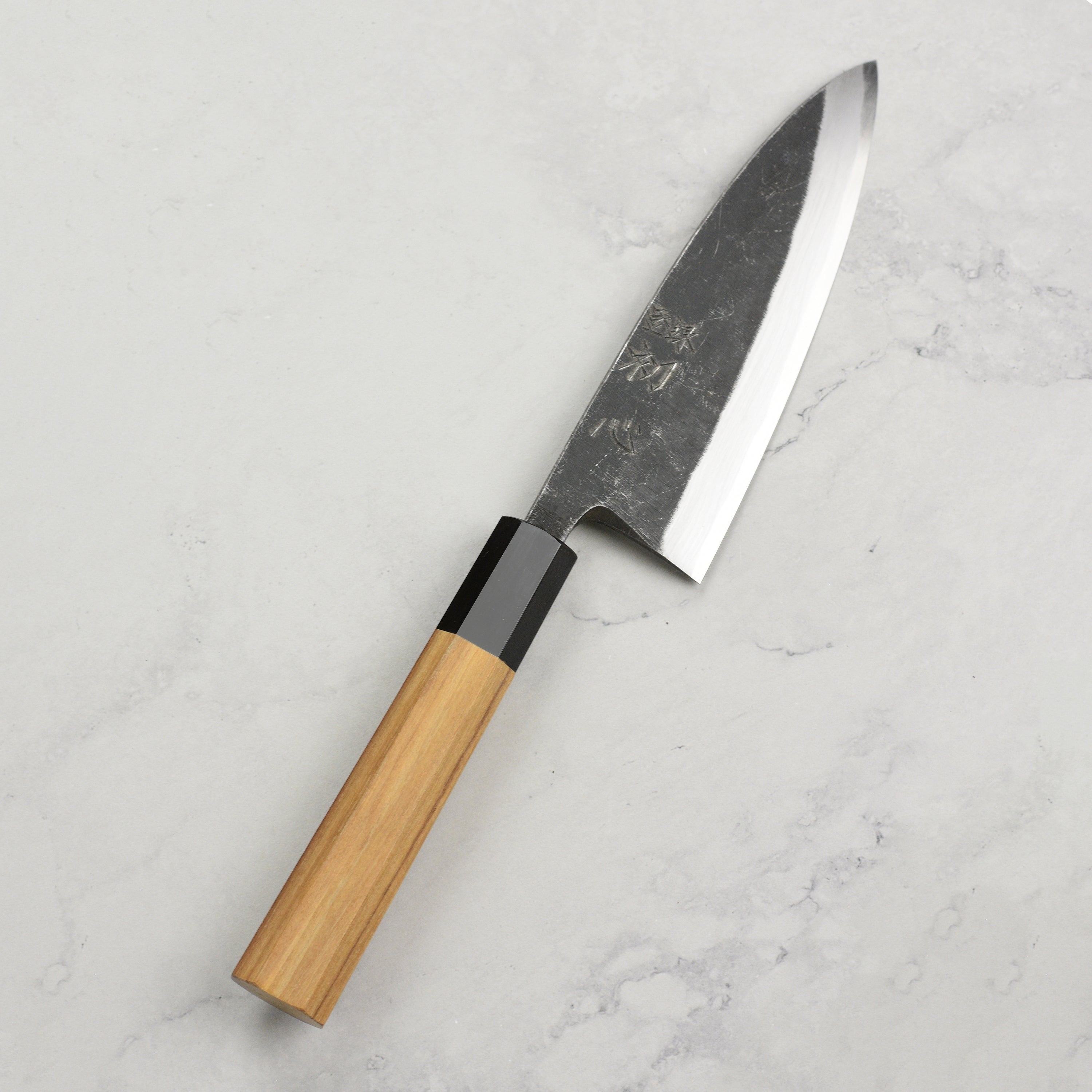Hatsukokoro Shirasagi Aogami #2 Kurouchi 5.9" Single-Bevel Deba